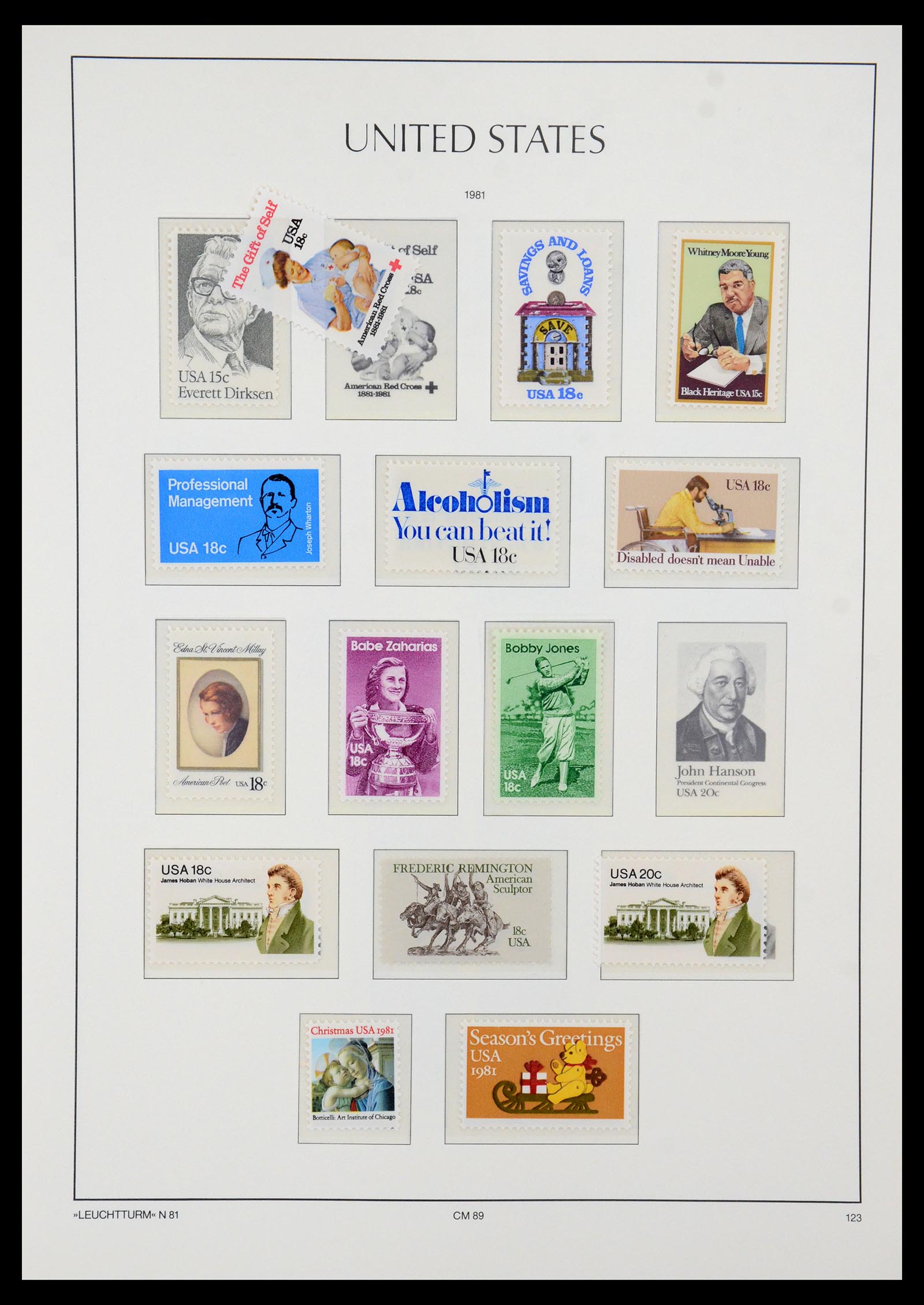 36384 018 - Stamp collection 36384 USA 1851-1976.