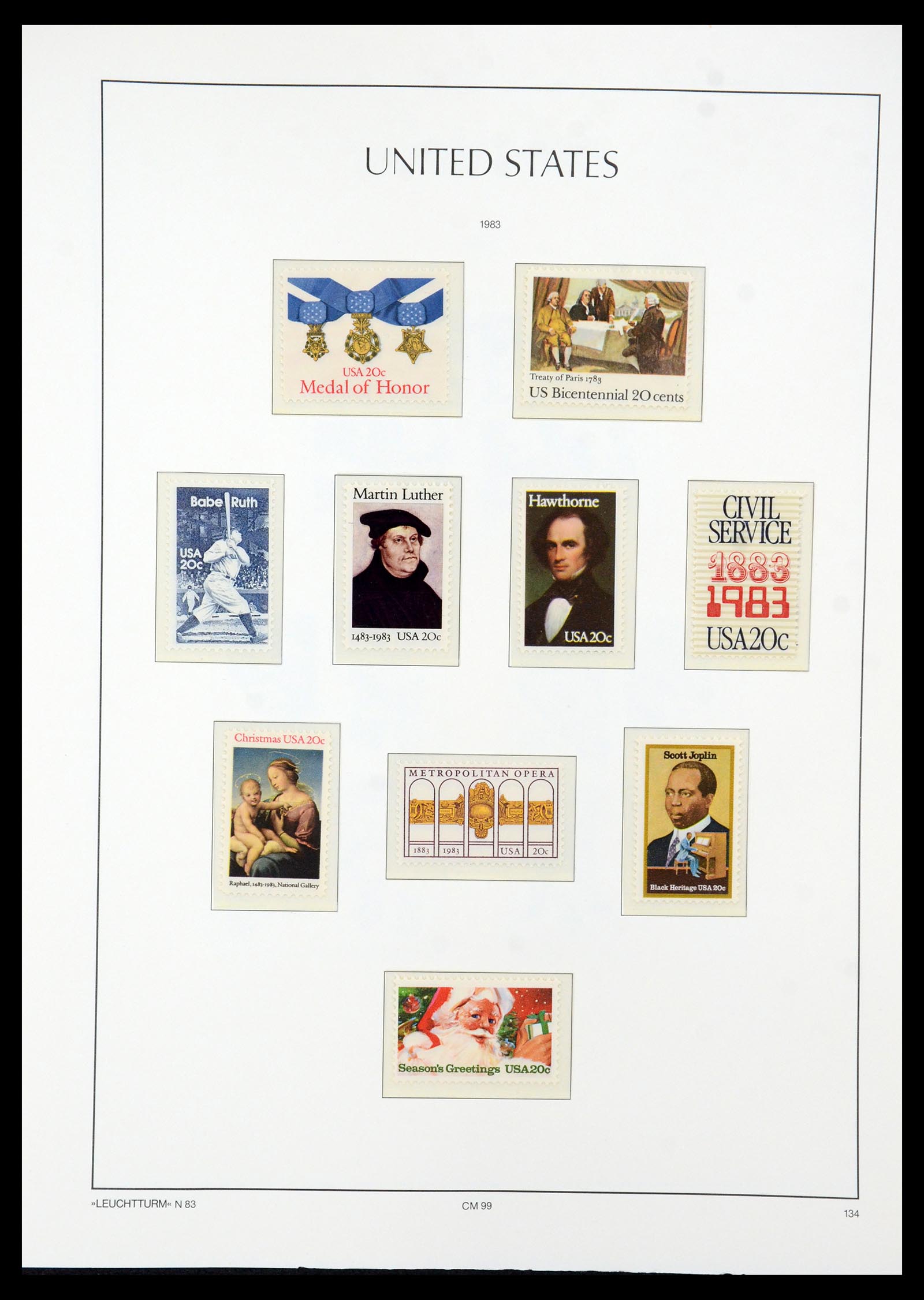 36384 034 - Stamp collection 36384 USA 1851-1976.