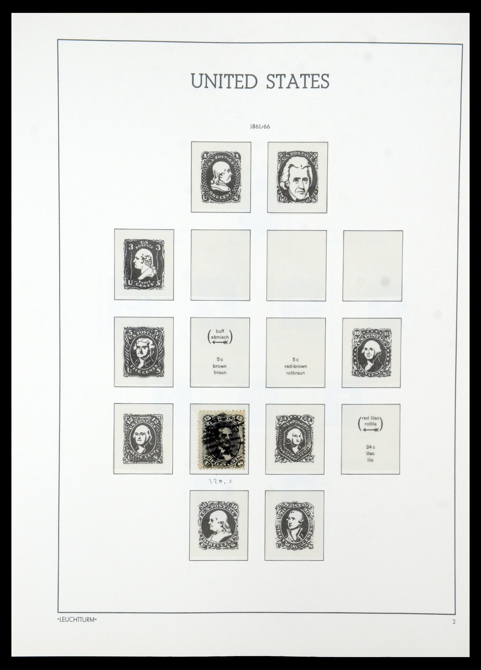 36384 039 - Stamp collection 36384 USA 1851-1976.