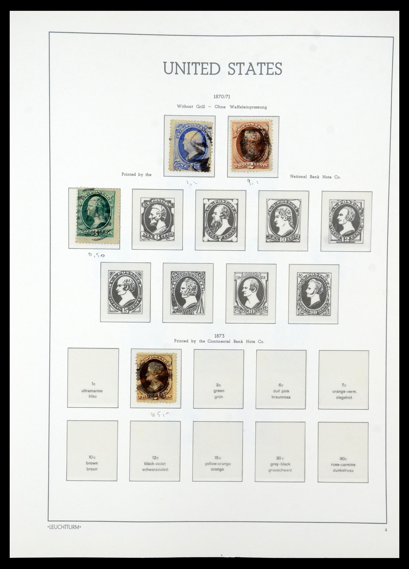 36384 041 - Stamp collection 36384 USA 1851-1976.