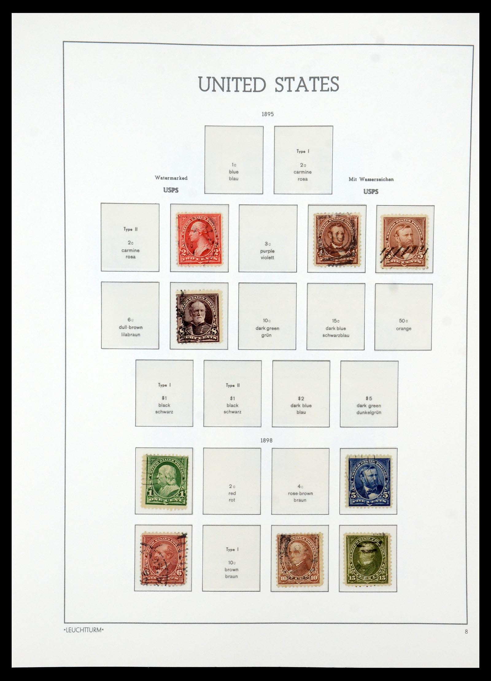 36384 046 - Stamp collection 36384 USA 1851-1976.
