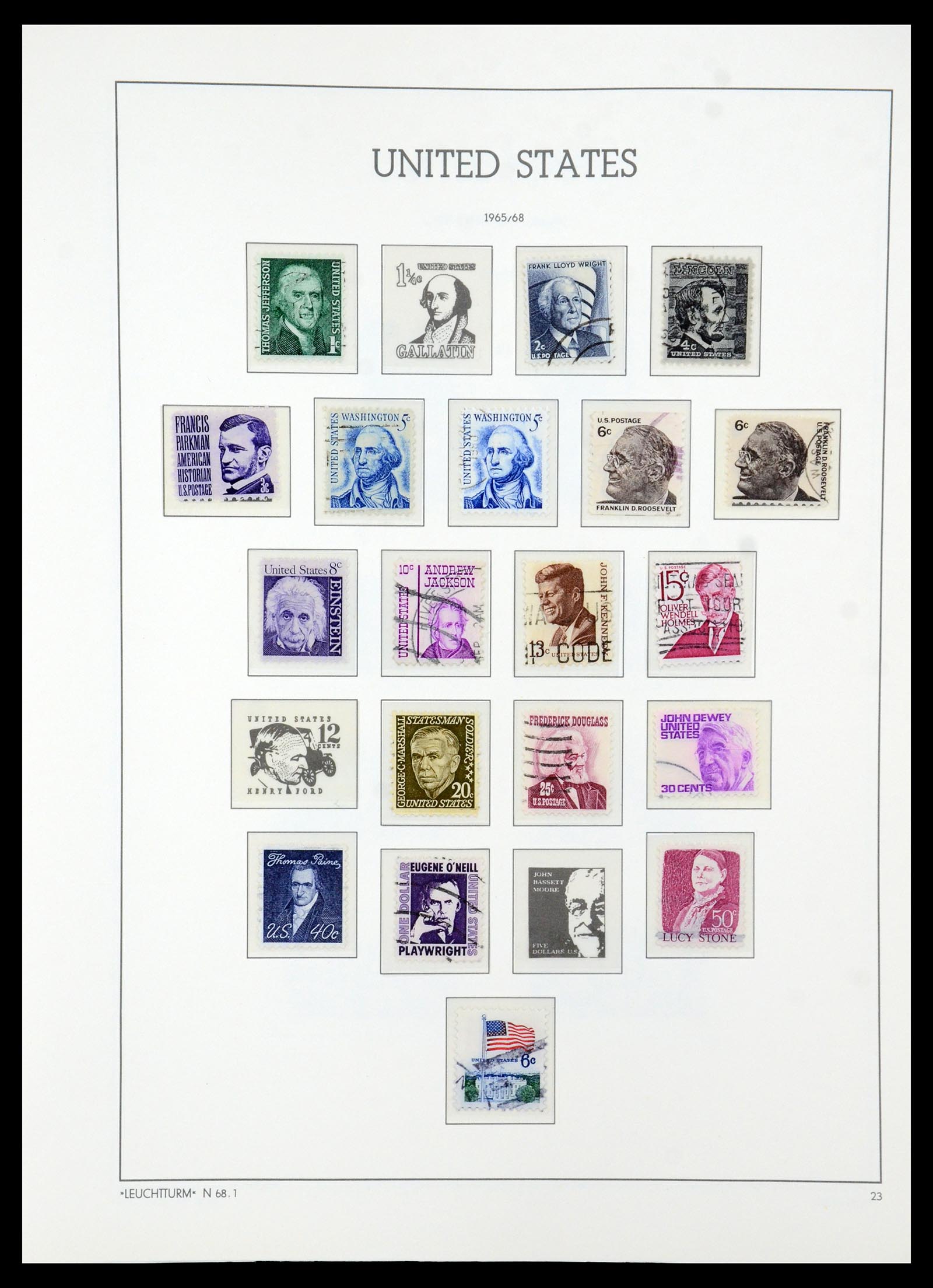 36384 061 - Postzegelverzameling 36384 USA 1851-1976.