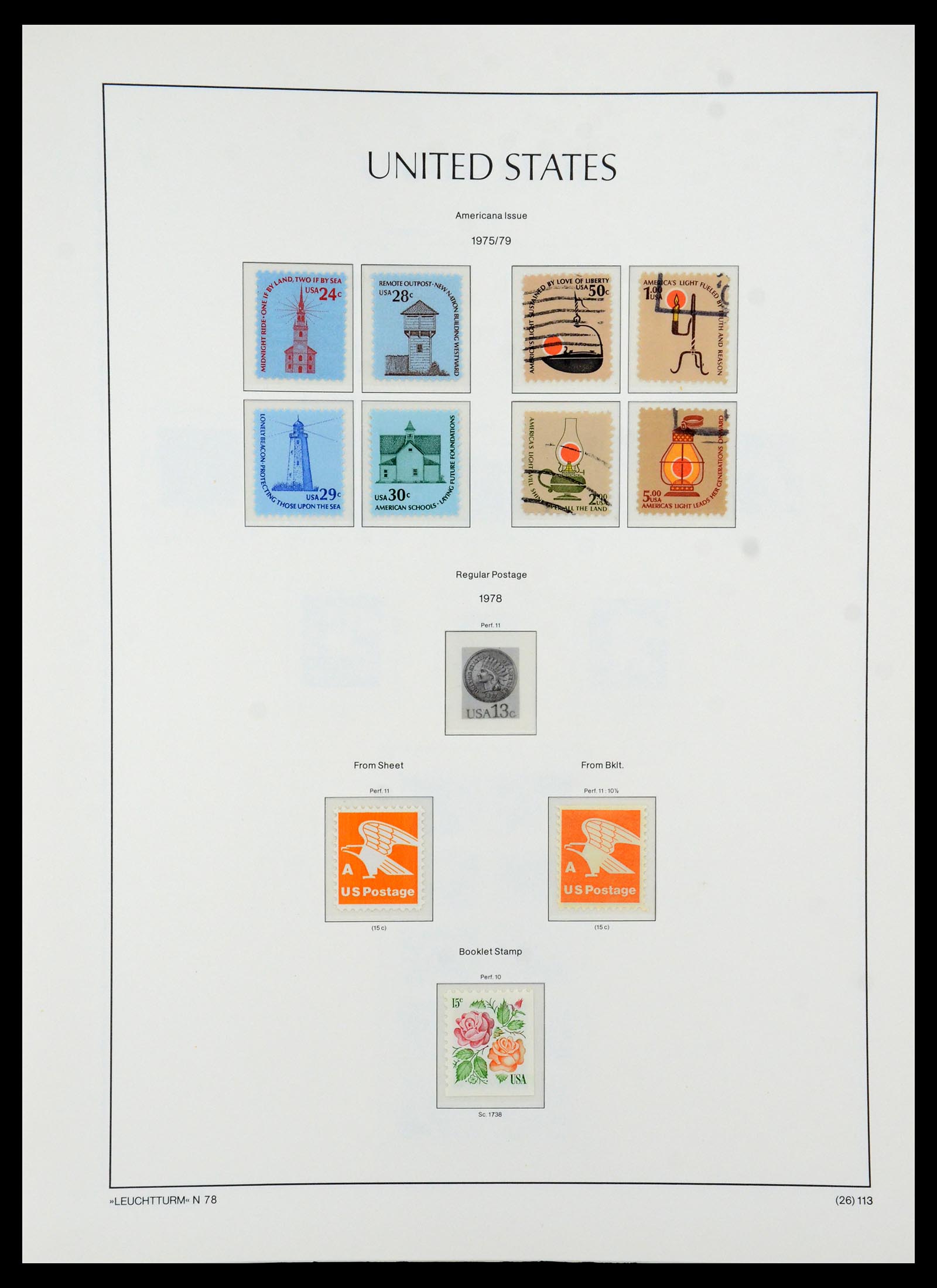 36384 070 - Postzegelverzameling 36384 USA 1851-1976.