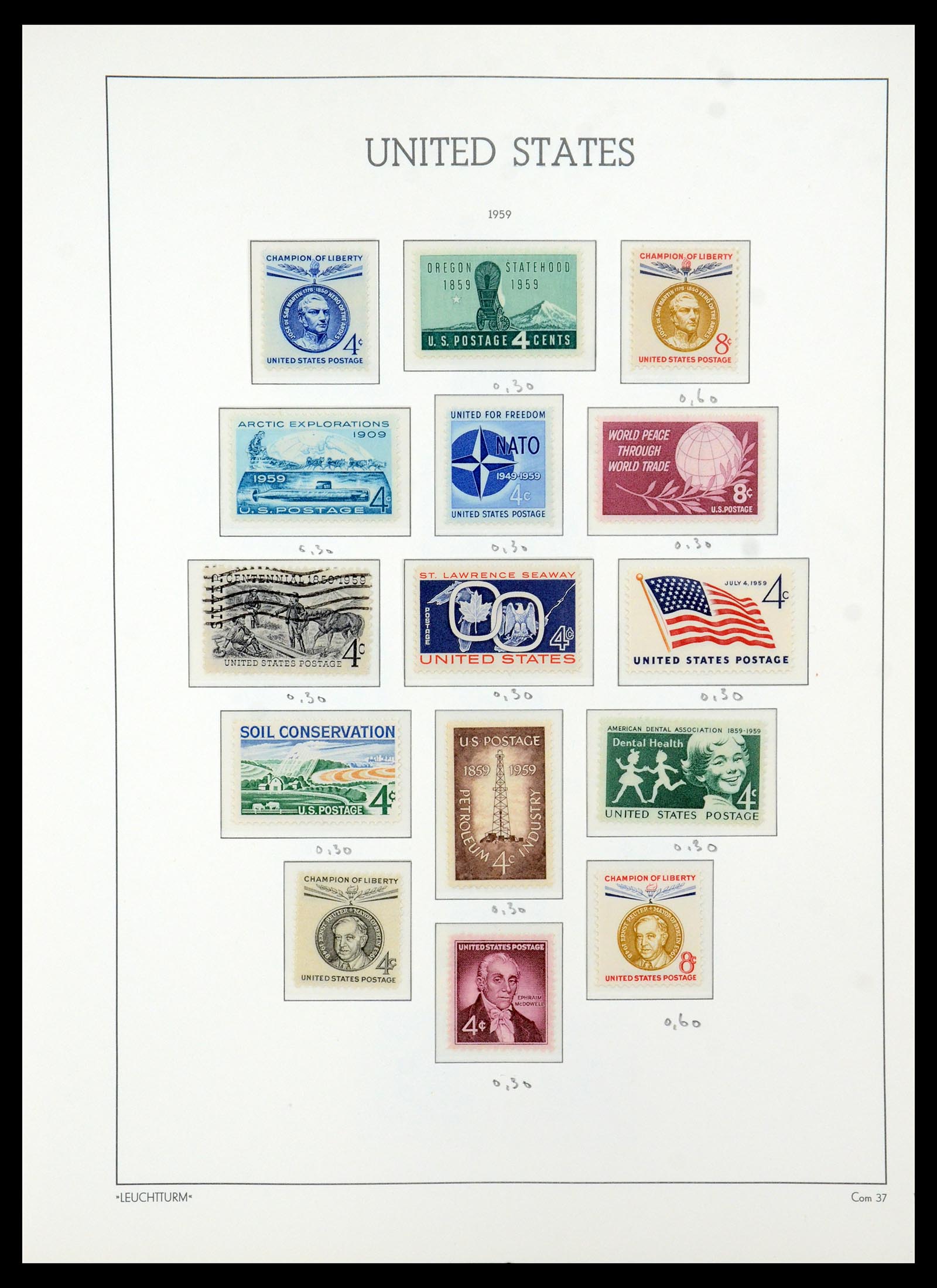 36384 121 - Postzegelverzameling 36384 USA 1851-1976.