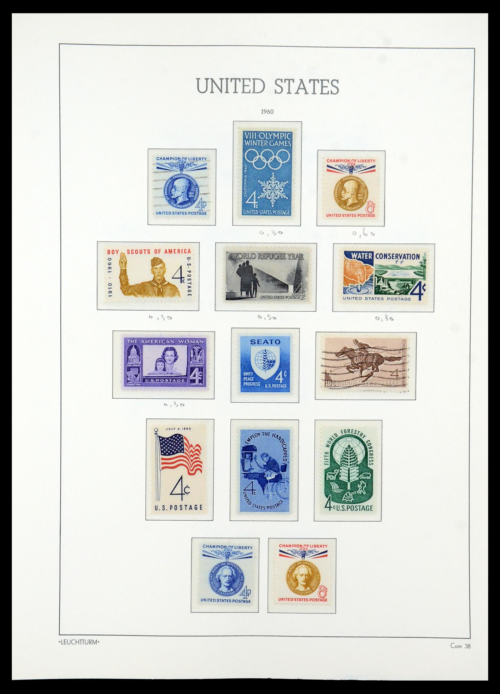 36384 122 - Postzegelverzameling 36384 USA 1851-1976.