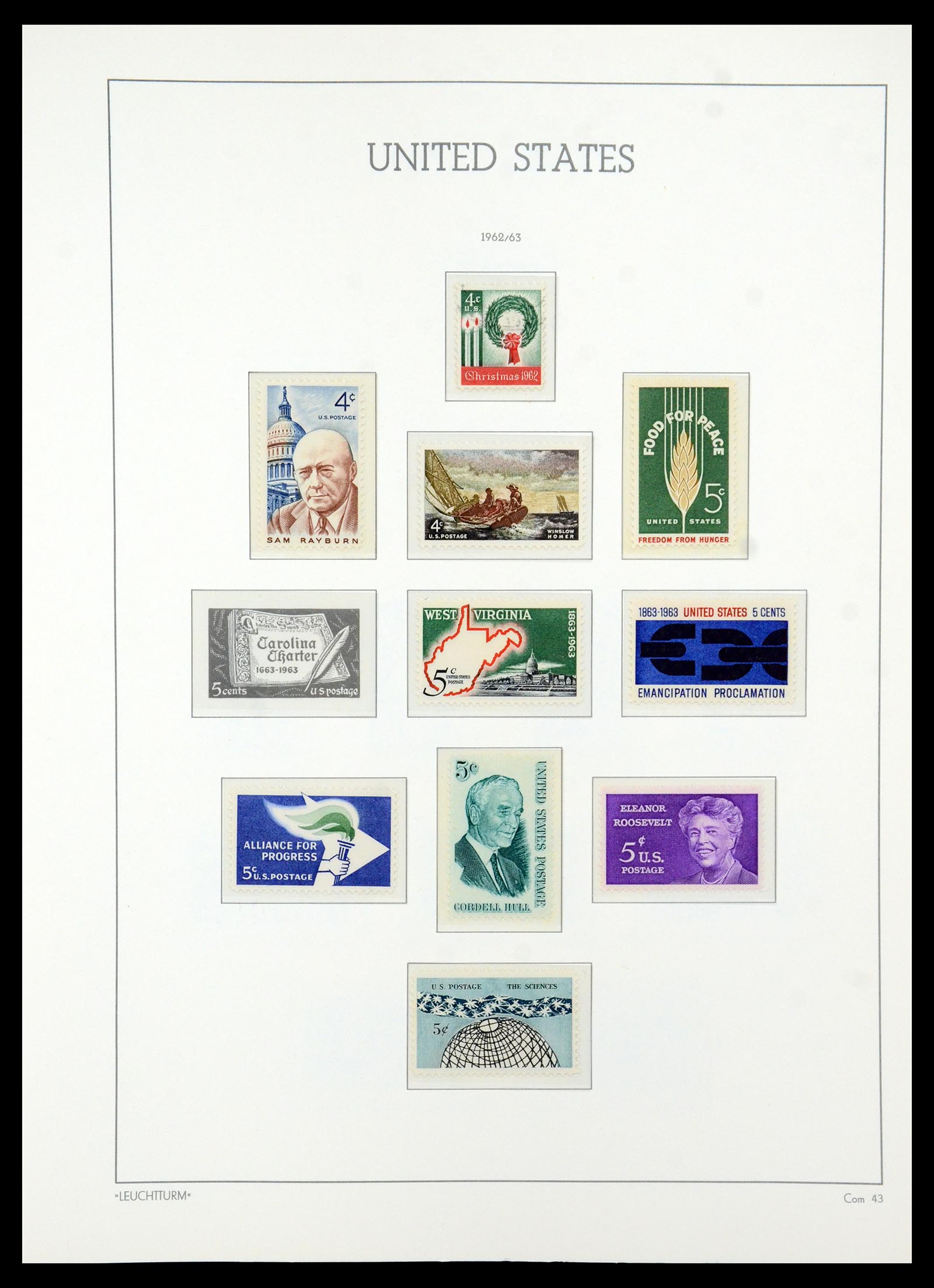 36384 127 - Postzegelverzameling 36384 USA 1851-1976.