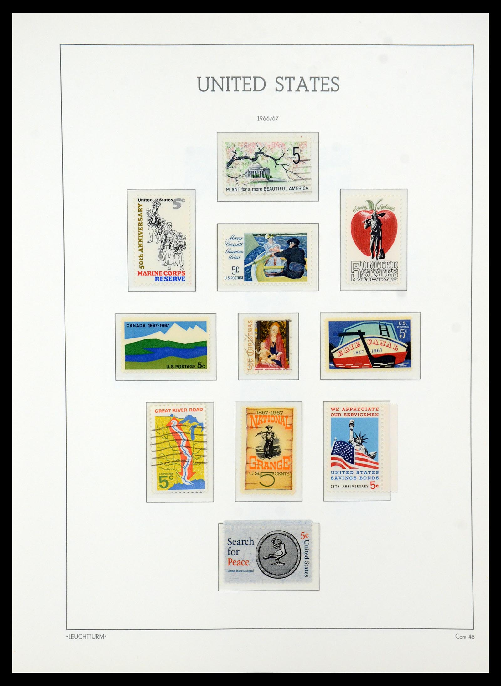 36384 132 - Postzegelverzameling 36384 USA 1851-1976.