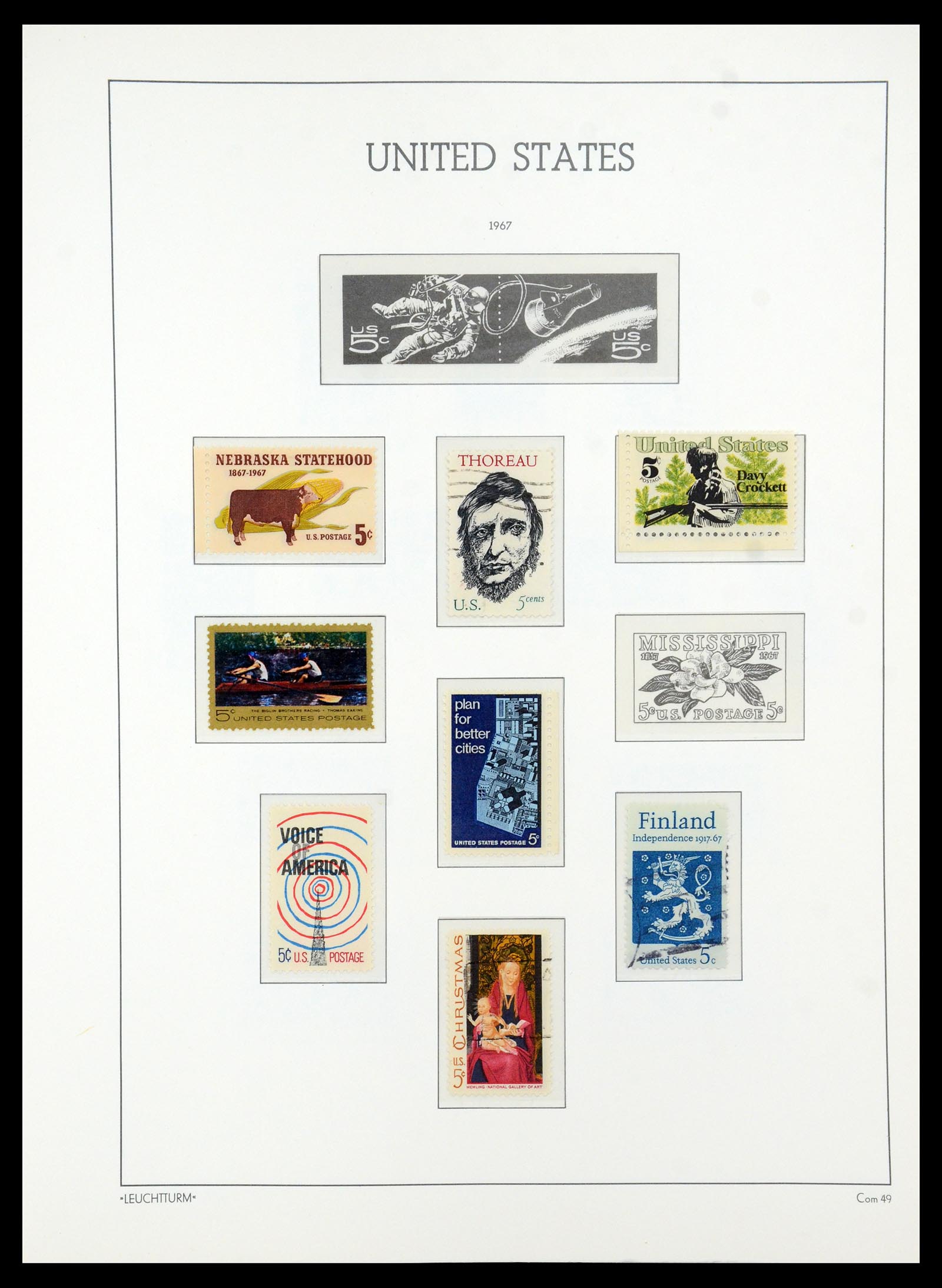 36384 133 - Postzegelverzameling 36384 USA 1851-1976.