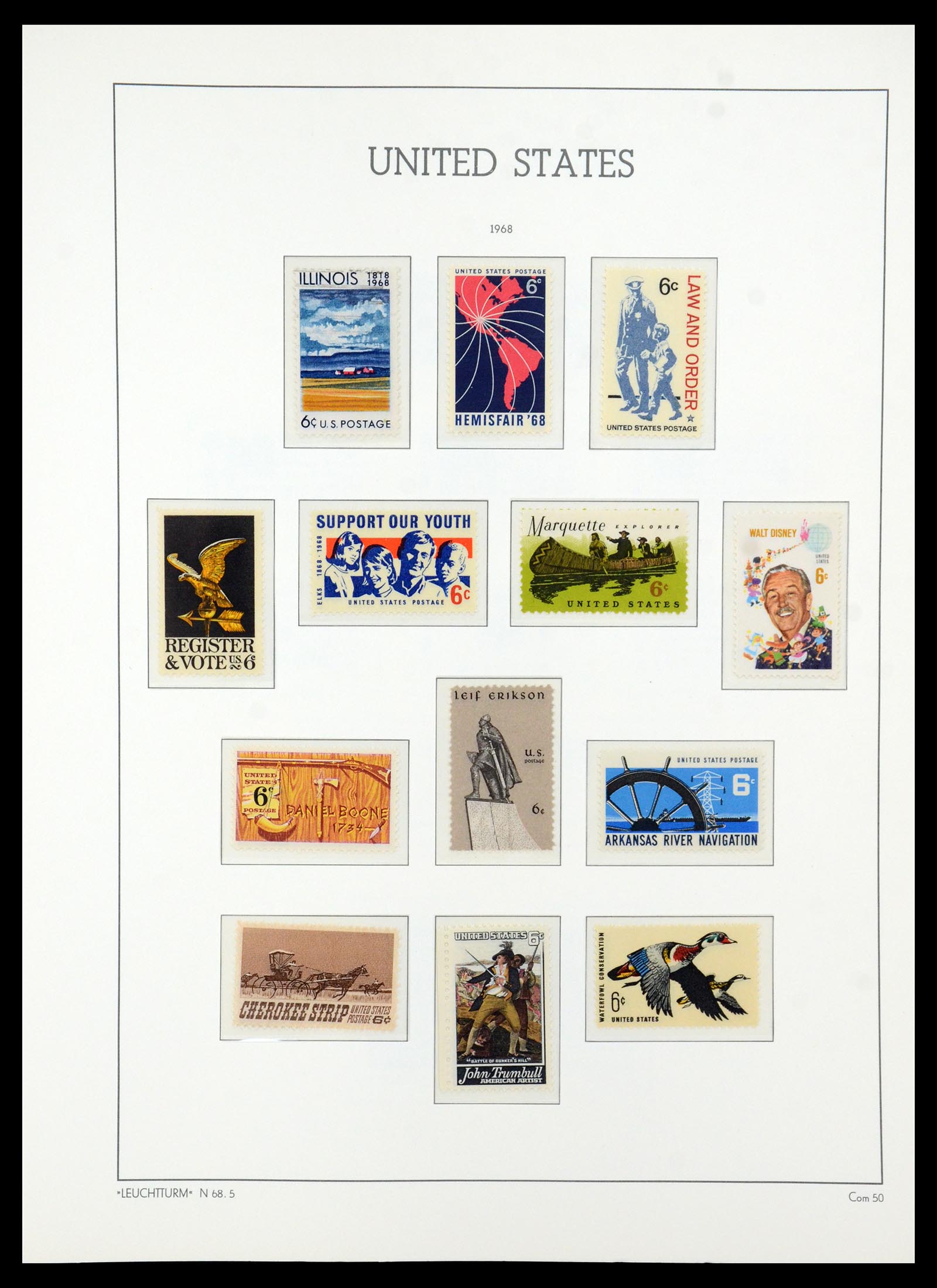 36384 134 - Postzegelverzameling 36384 USA 1851-1976.