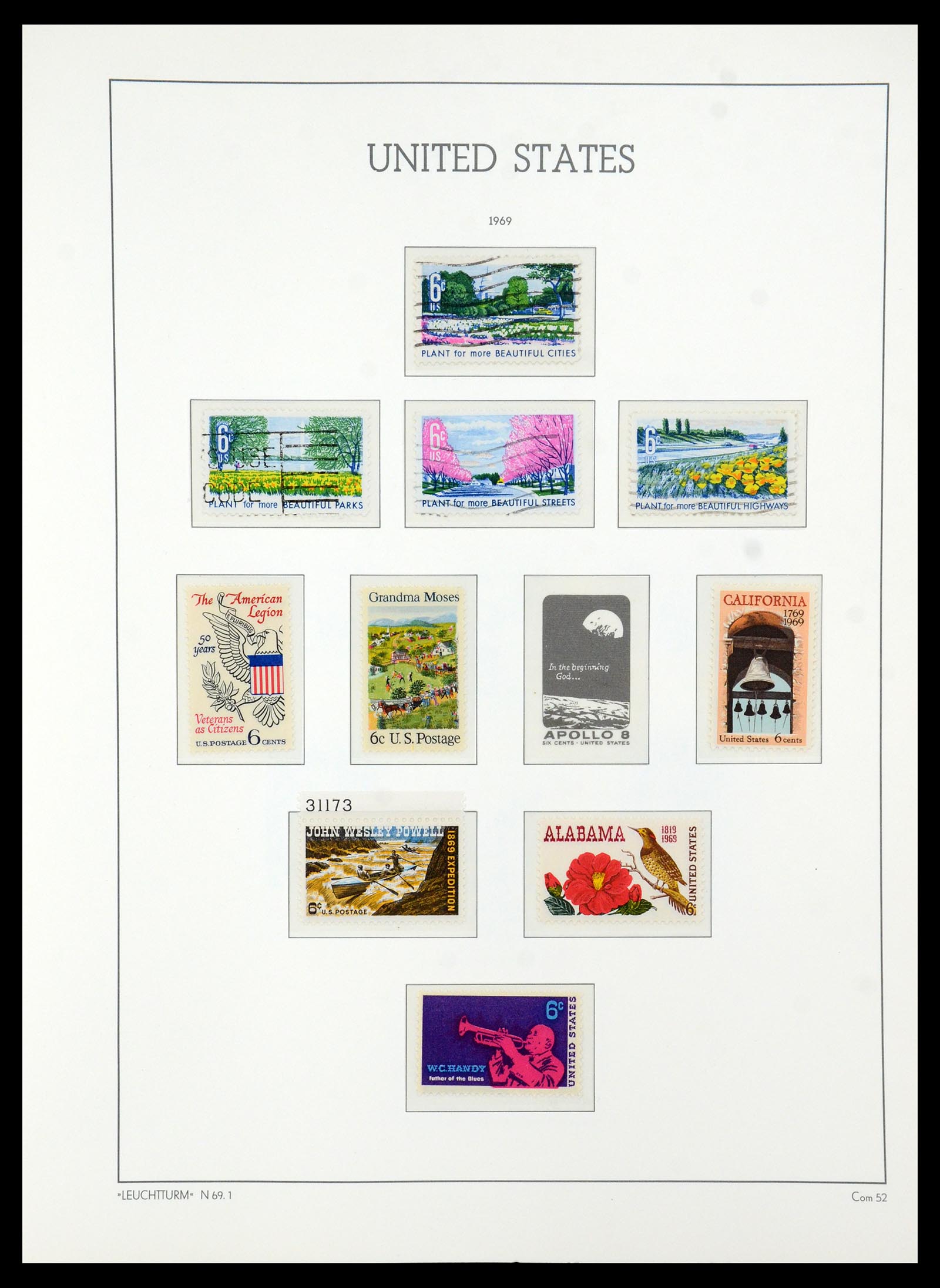 36384 137 - Postzegelverzameling 36384 USA 1851-1976.