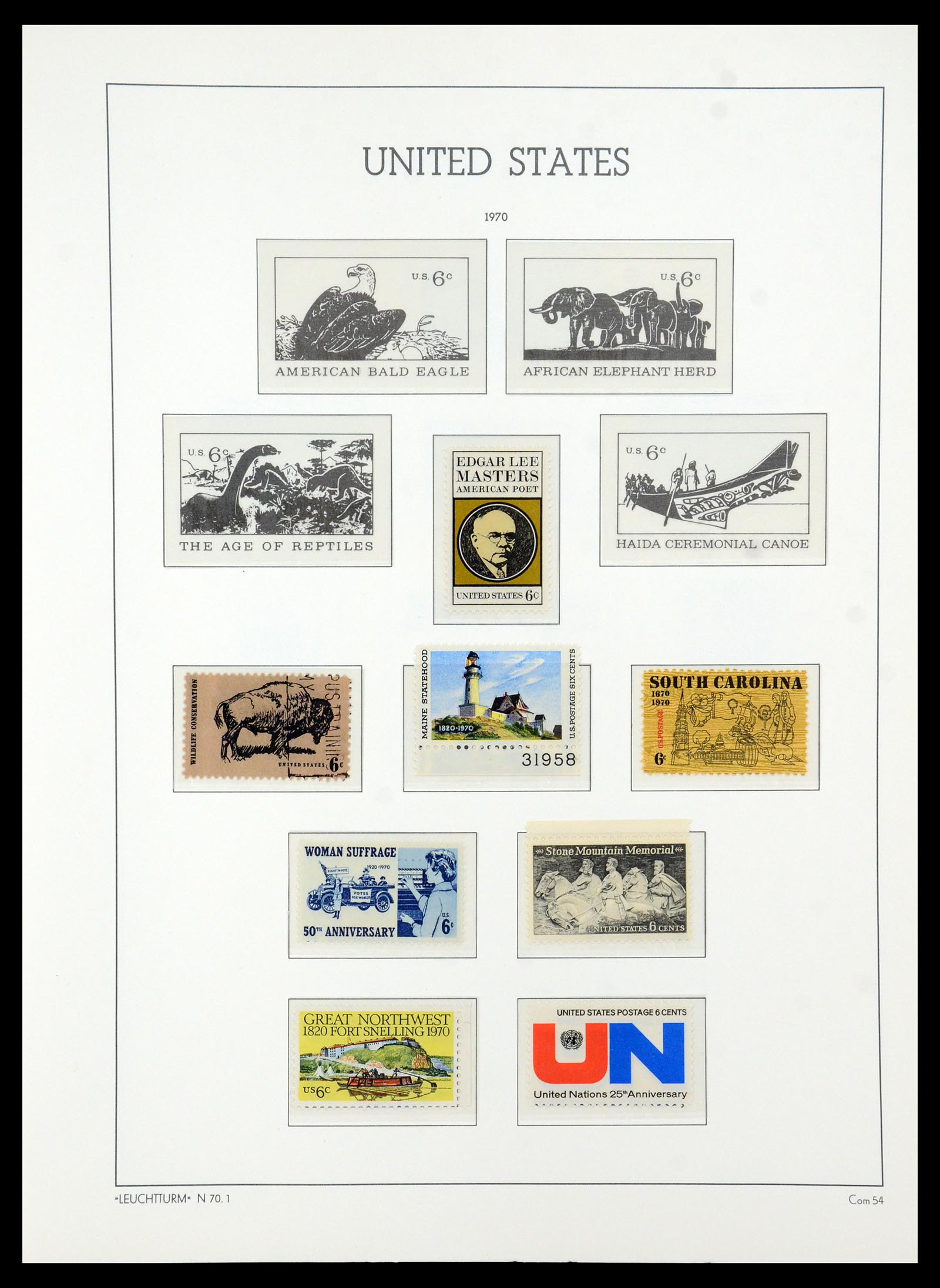 36384 140 - Postzegelverzameling 36384 USA 1851-1976.