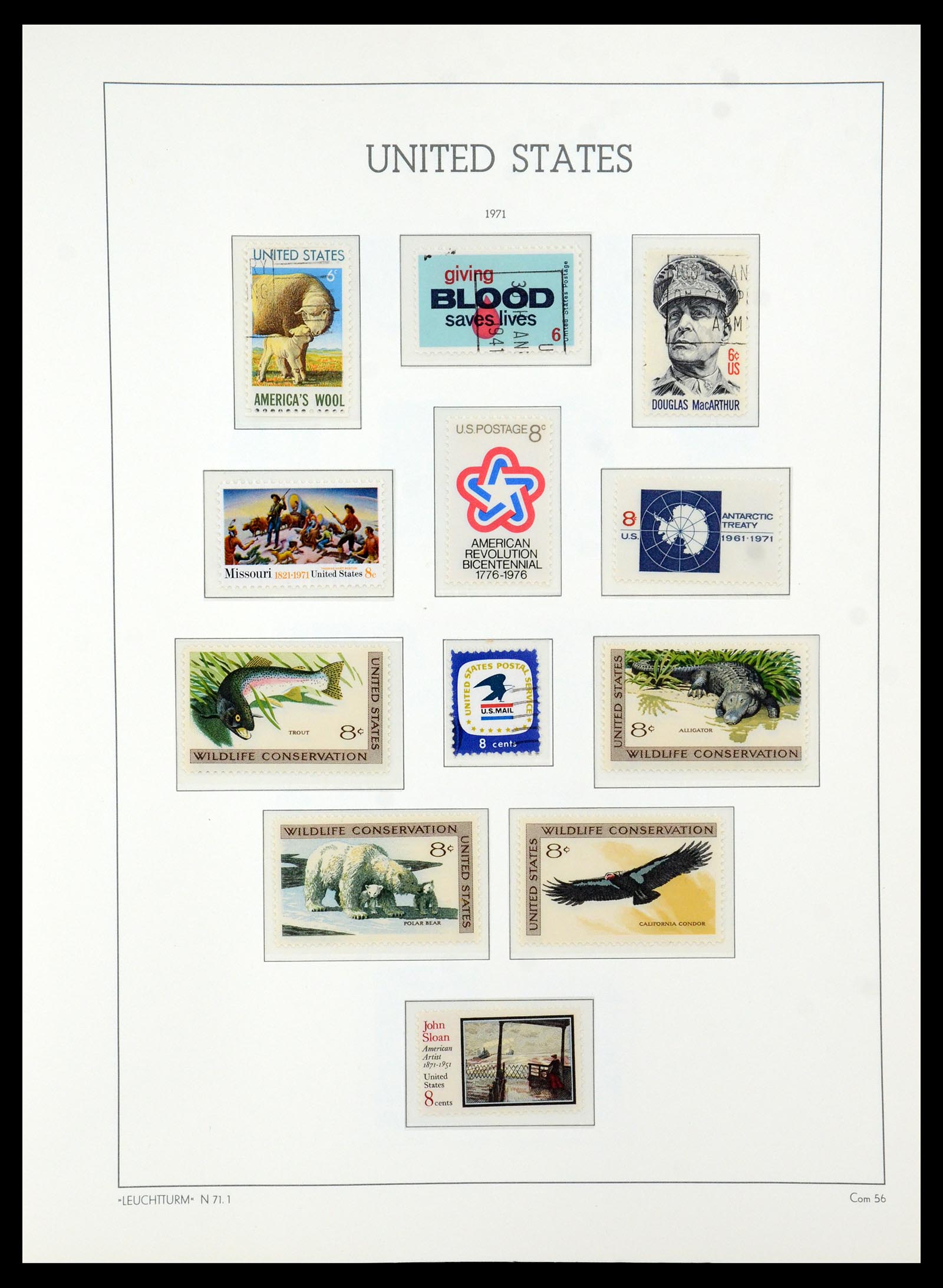 36384 143 - Postzegelverzameling 36384 USA 1851-1976.