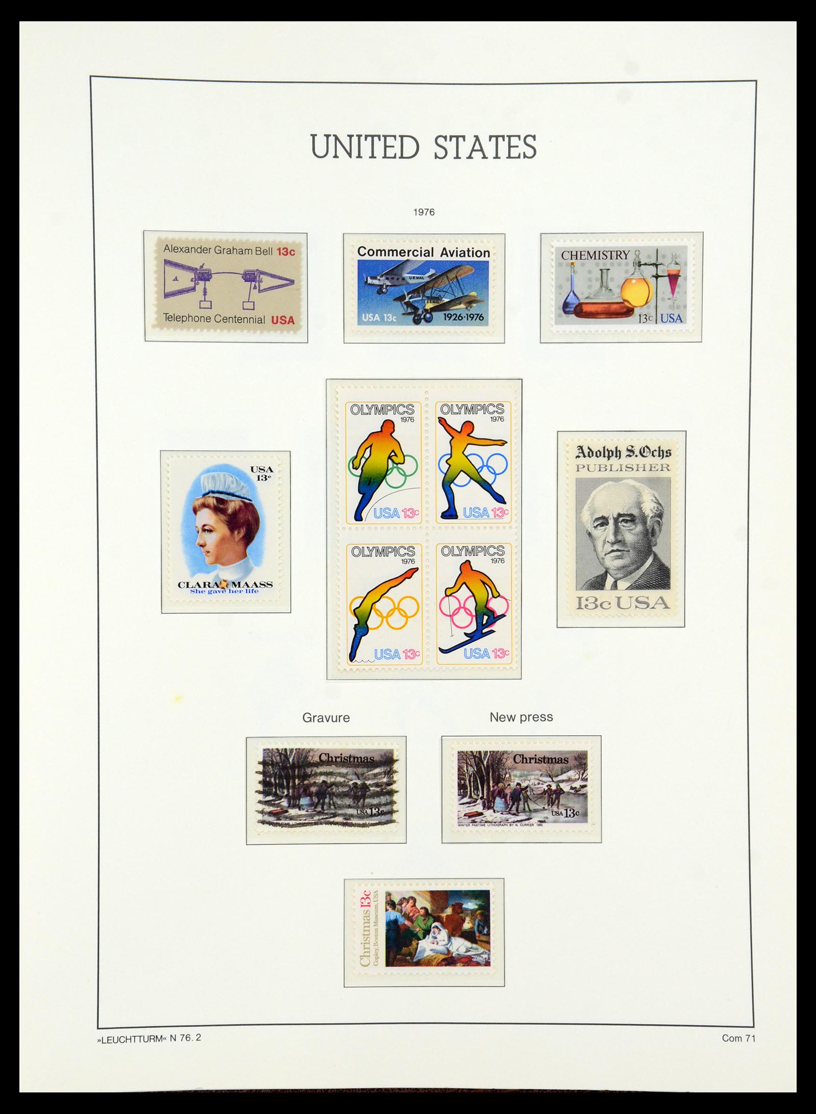 36384 164 - Postzegelverzameling 36384 USA 1851-1976.