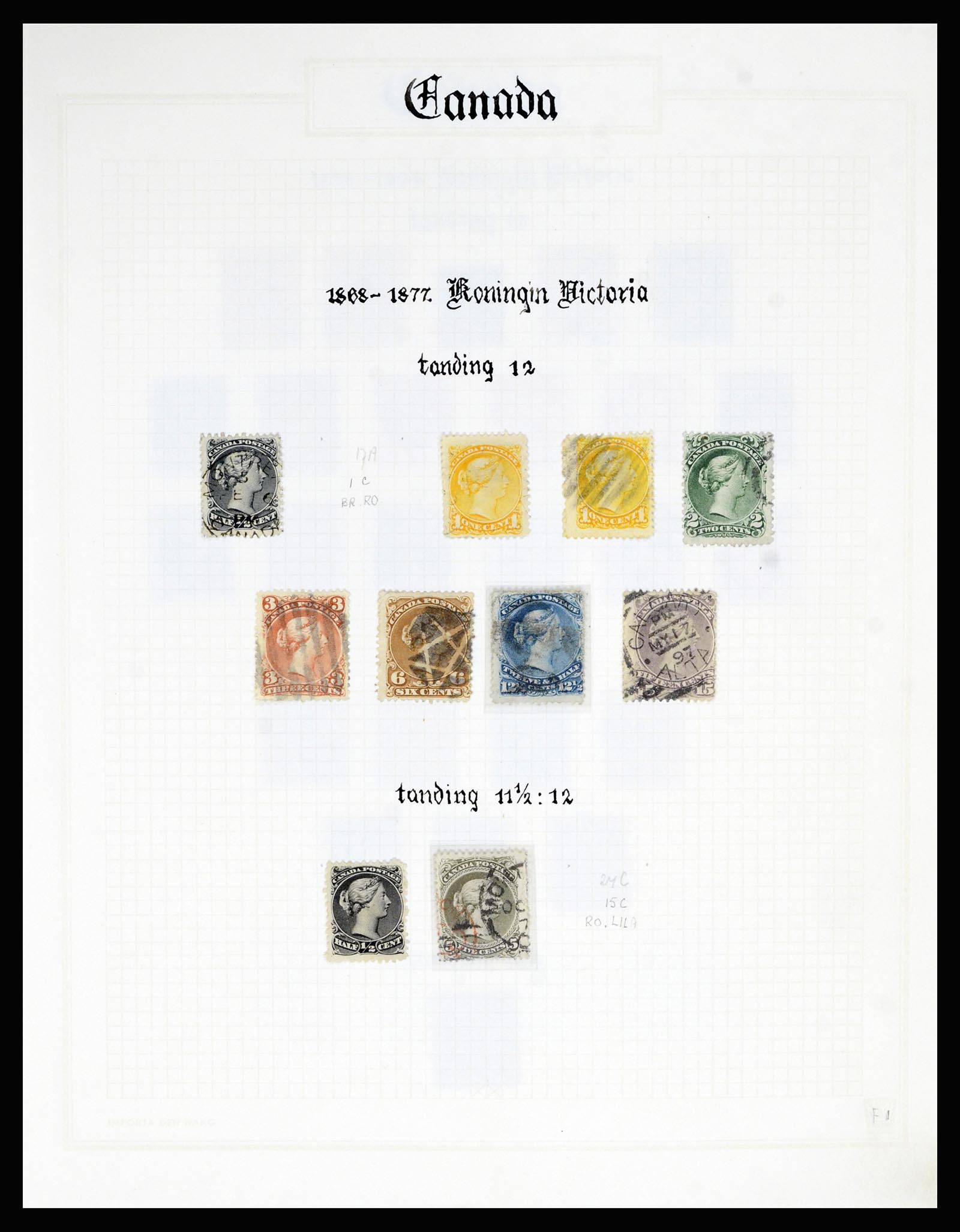 36386 001 - Postzegelverzameling 36386 Canada 1868-2000.