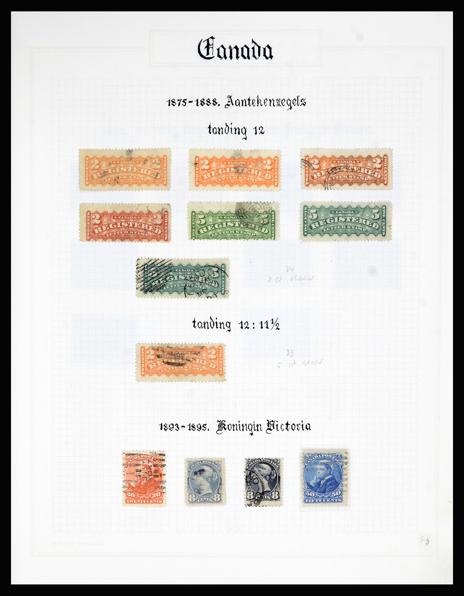 36386 003 - Postzegelverzameling 36386 Canada 1868-2000.