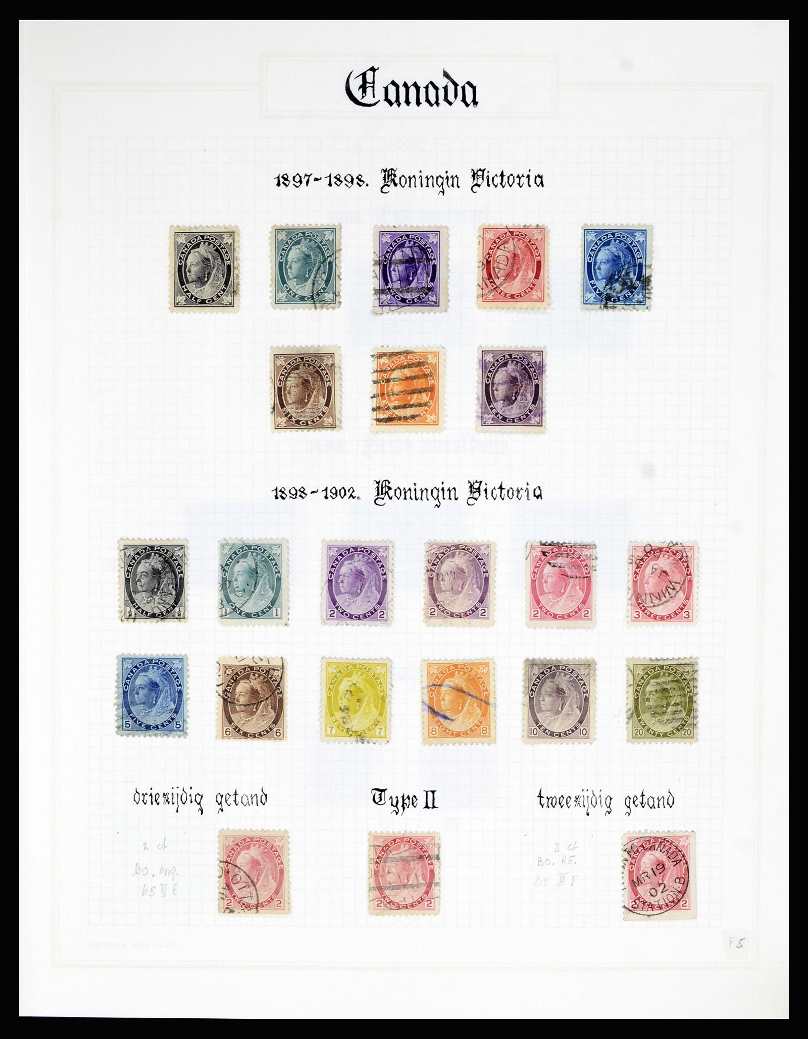 36386 005 - Postzegelverzameling 36386 Canada 1868-2000.