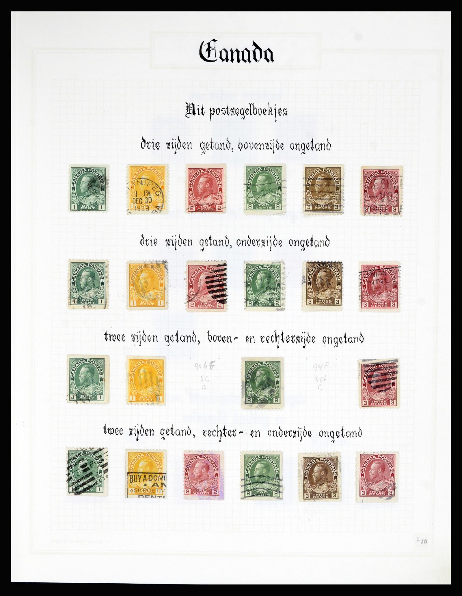 36386 010 - Postzegelverzameling 36386 Canada 1868-2000.