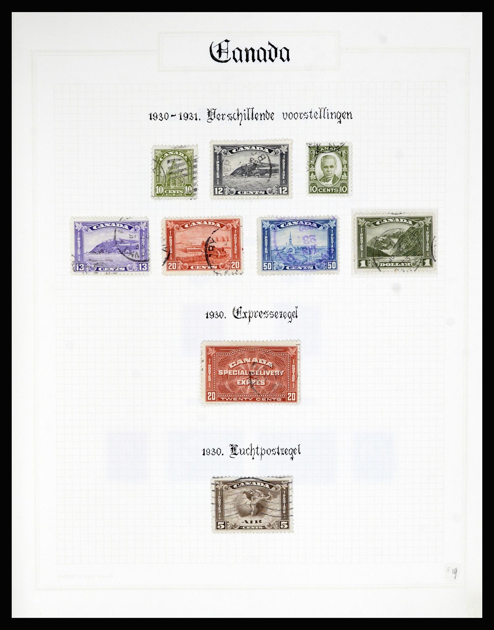 36386 019 - Postzegelverzameling 36386 Canada 1868-2000.