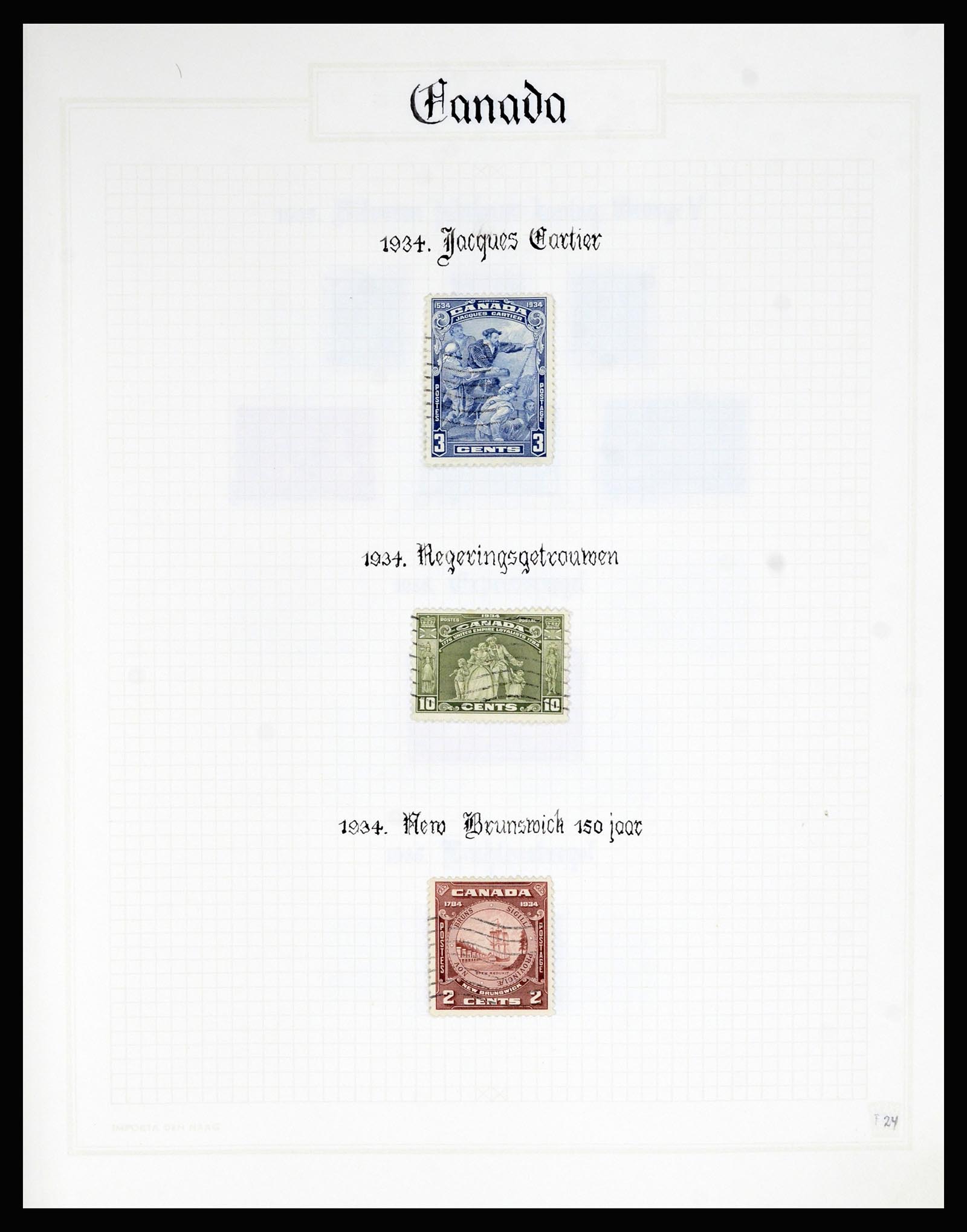 36386 024 - Postzegelverzameling 36386 Canada 1868-2000.