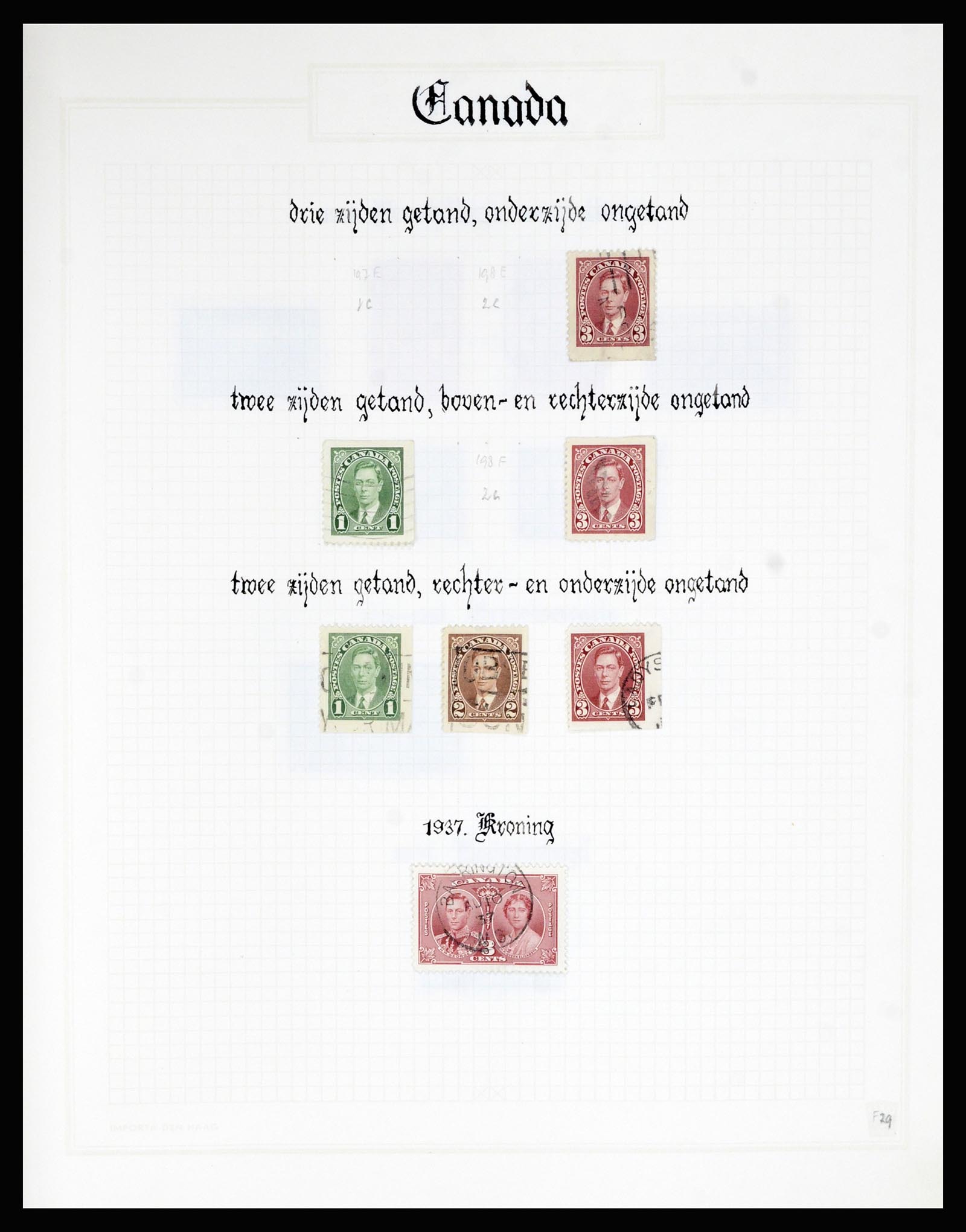 36386 029 - Postzegelverzameling 36386 Canada 1868-2000.