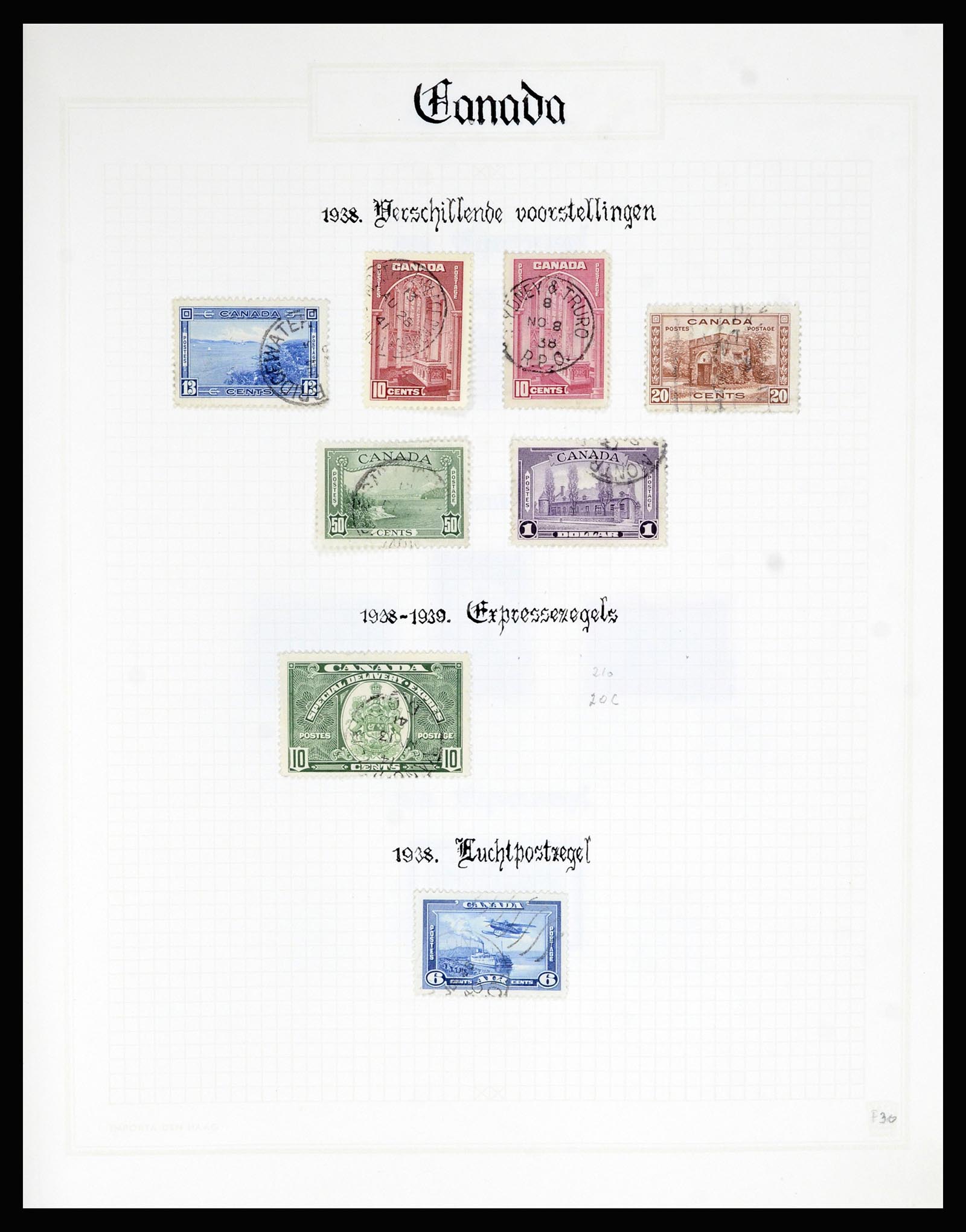 36386 030 - Postzegelverzameling 36386 Canada 1868-2000.