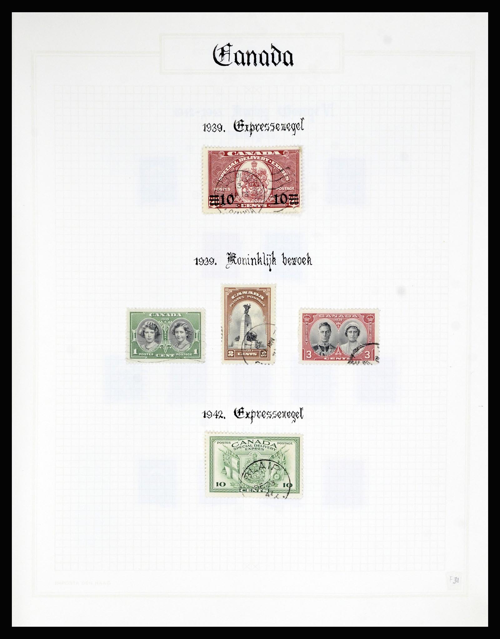 36386 031 - Postzegelverzameling 36386 Canada 1868-2000.