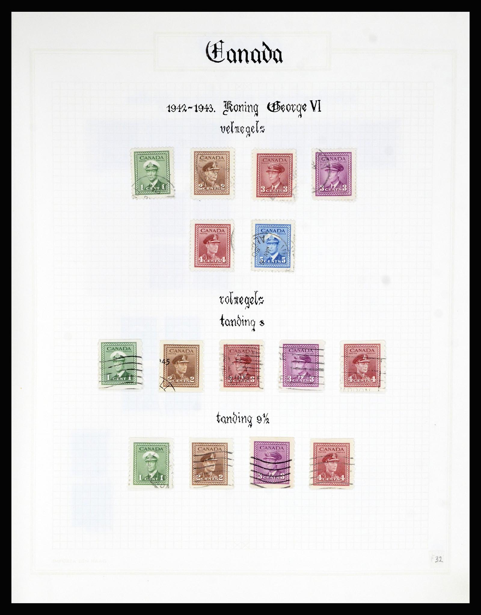 36386 032 - Postzegelverzameling 36386 Canada 1868-2000.