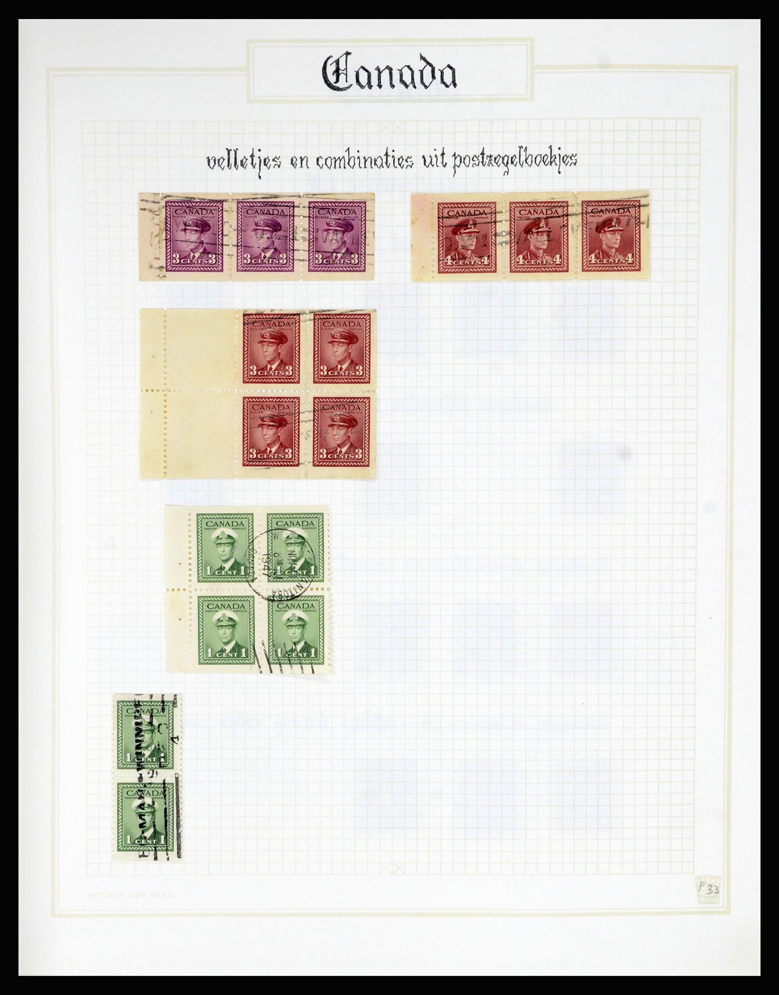 36386 033 - Postzegelverzameling 36386 Canada 1868-2000.