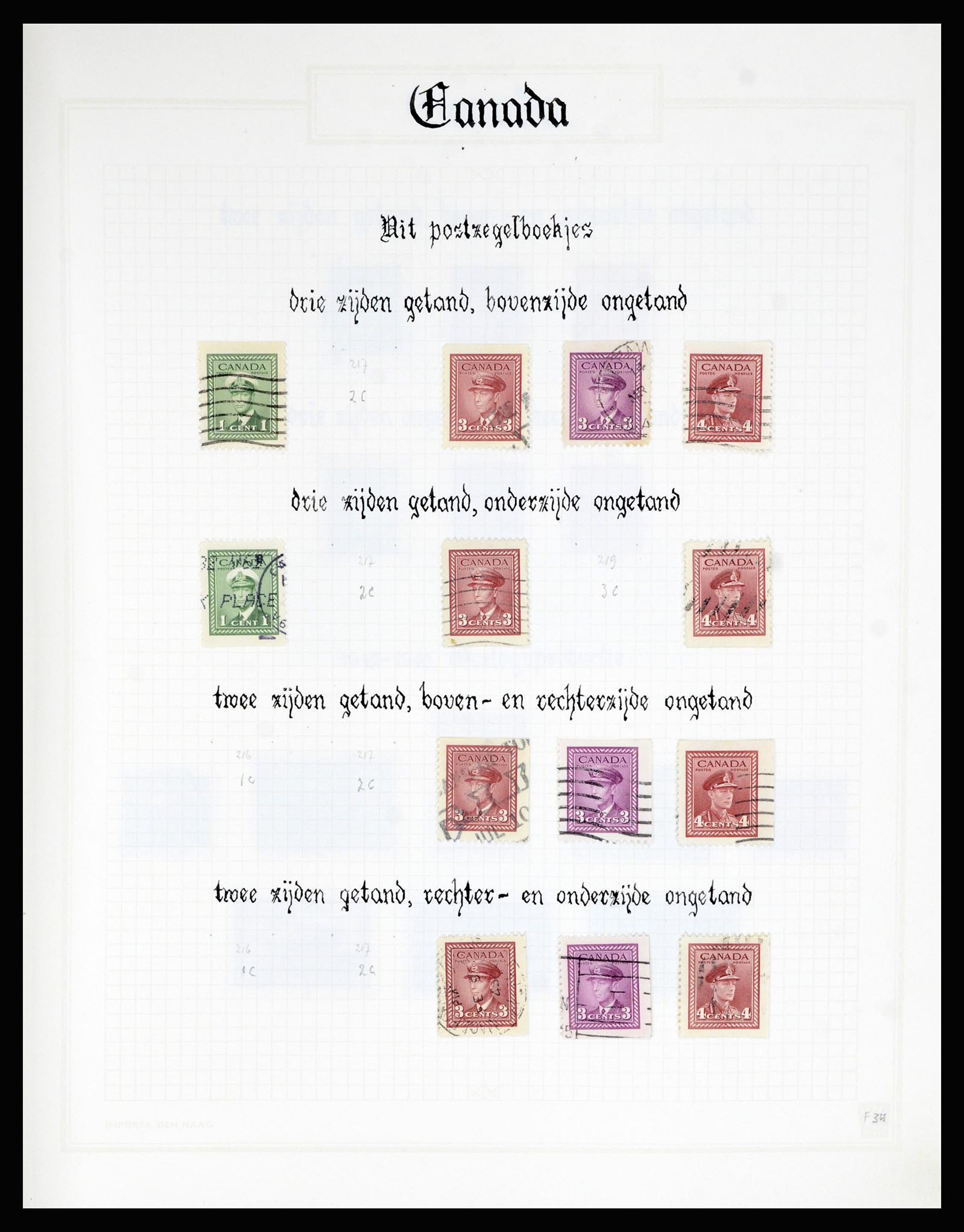36386 034 - Postzegelverzameling 36386 Canada 1868-2000.