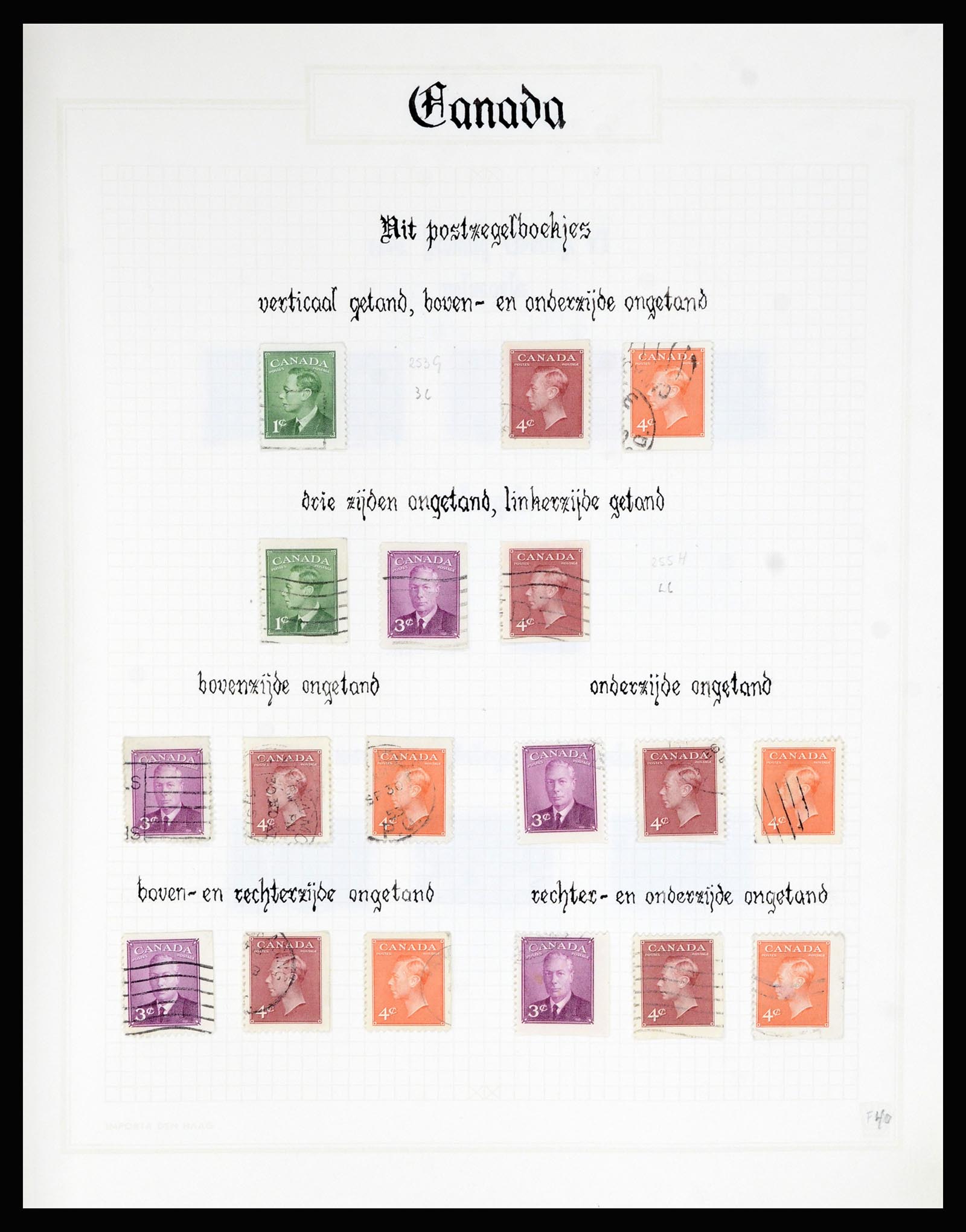 36386 040 - Postzegelverzameling 36386 Canada 1868-2000.