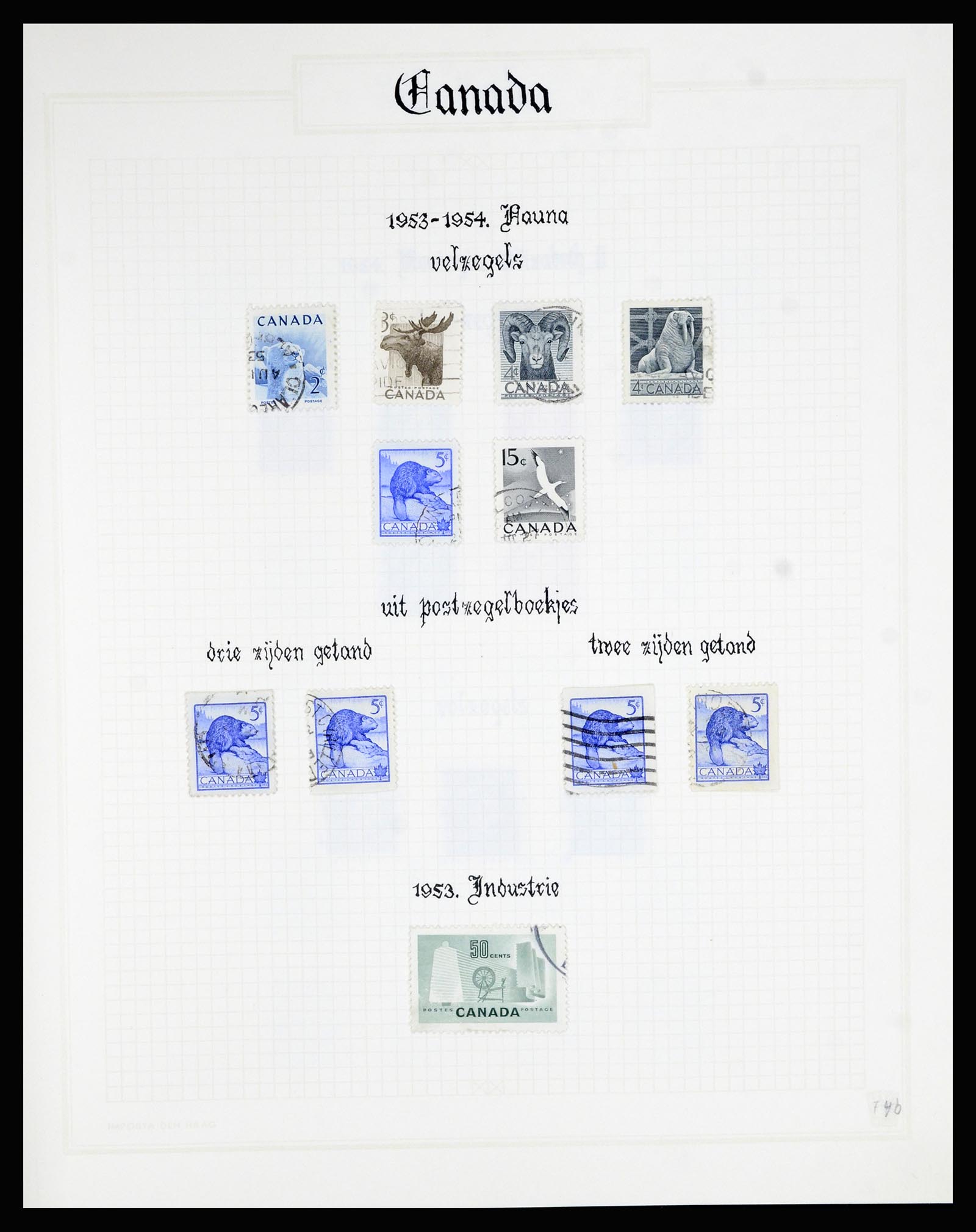 36386 046 - Postzegelverzameling 36386 Canada 1868-2000.
