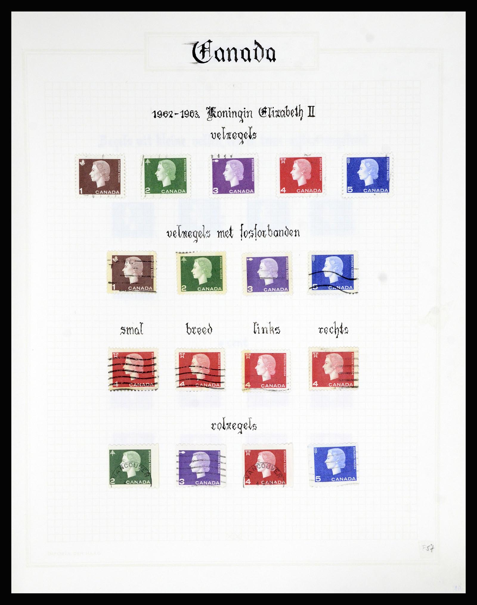 36386 057 - Postzegelverzameling 36386 Canada 1868-2000.