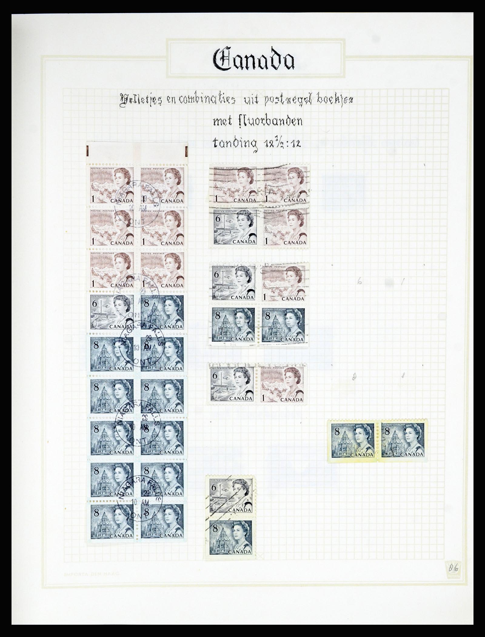 36386 087 - Postzegelverzameling 36386 Canada 1868-2000.