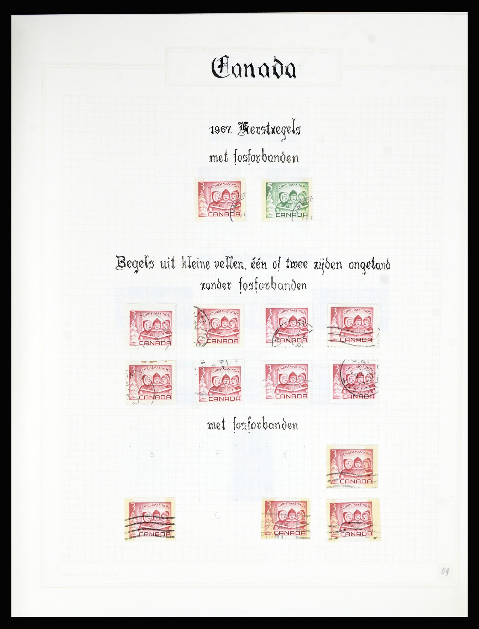 36386 089 - Postzegelverzameling 36386 Canada 1868-2000.