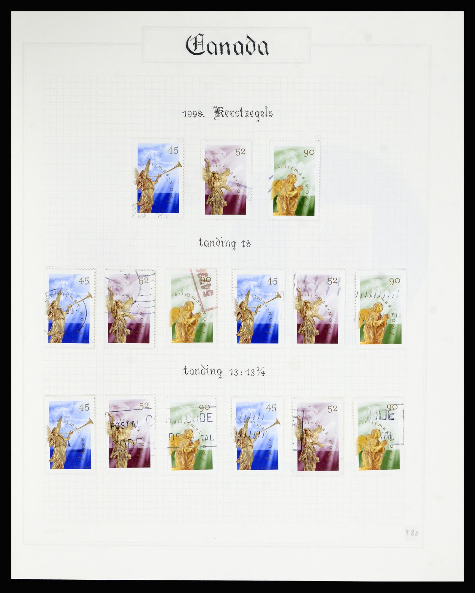 36386 383 - Postzegelverzameling 36386 Canada 1868-2000.