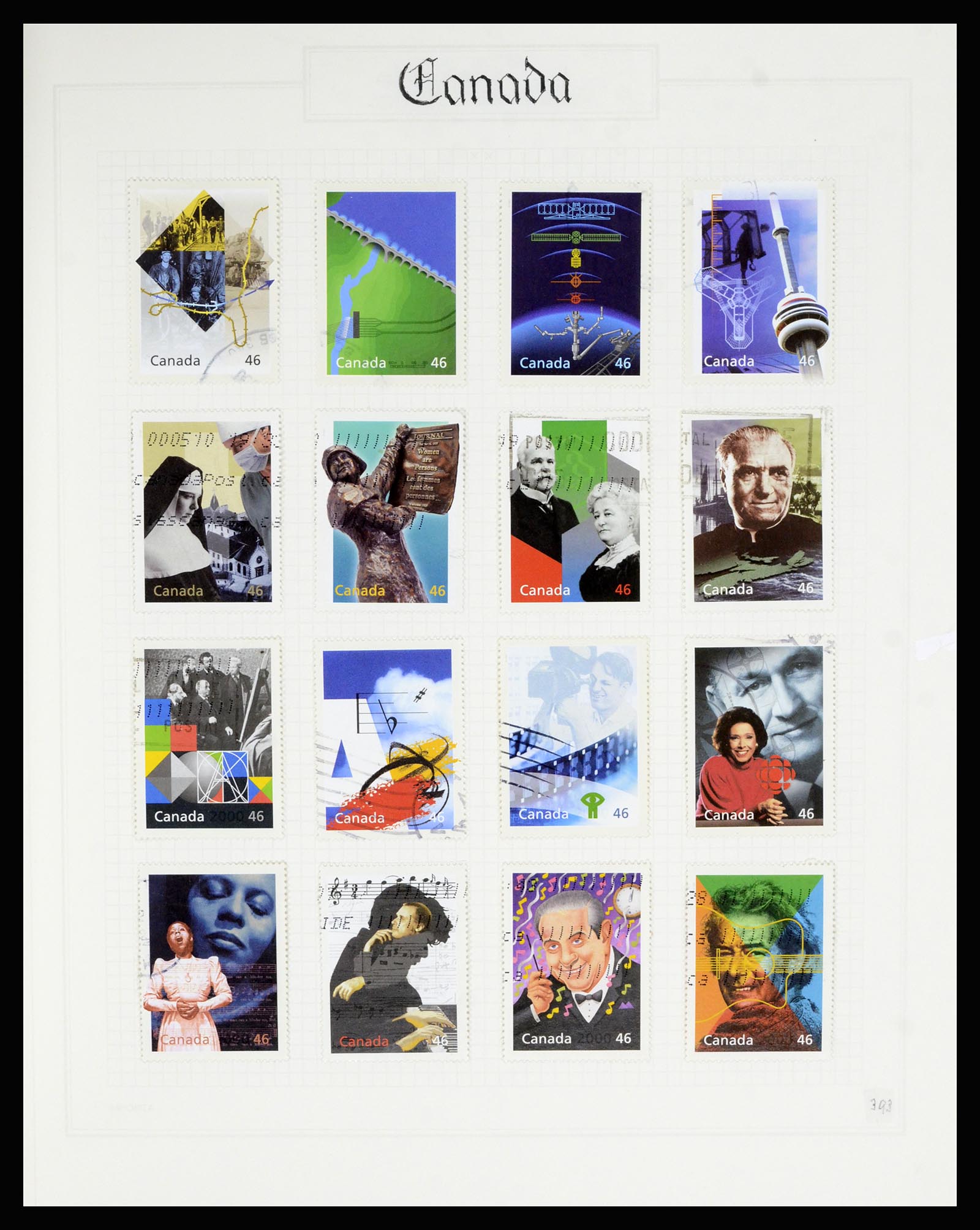36386 396 - Postzegelverzameling 36386 Canada 1868-2000.