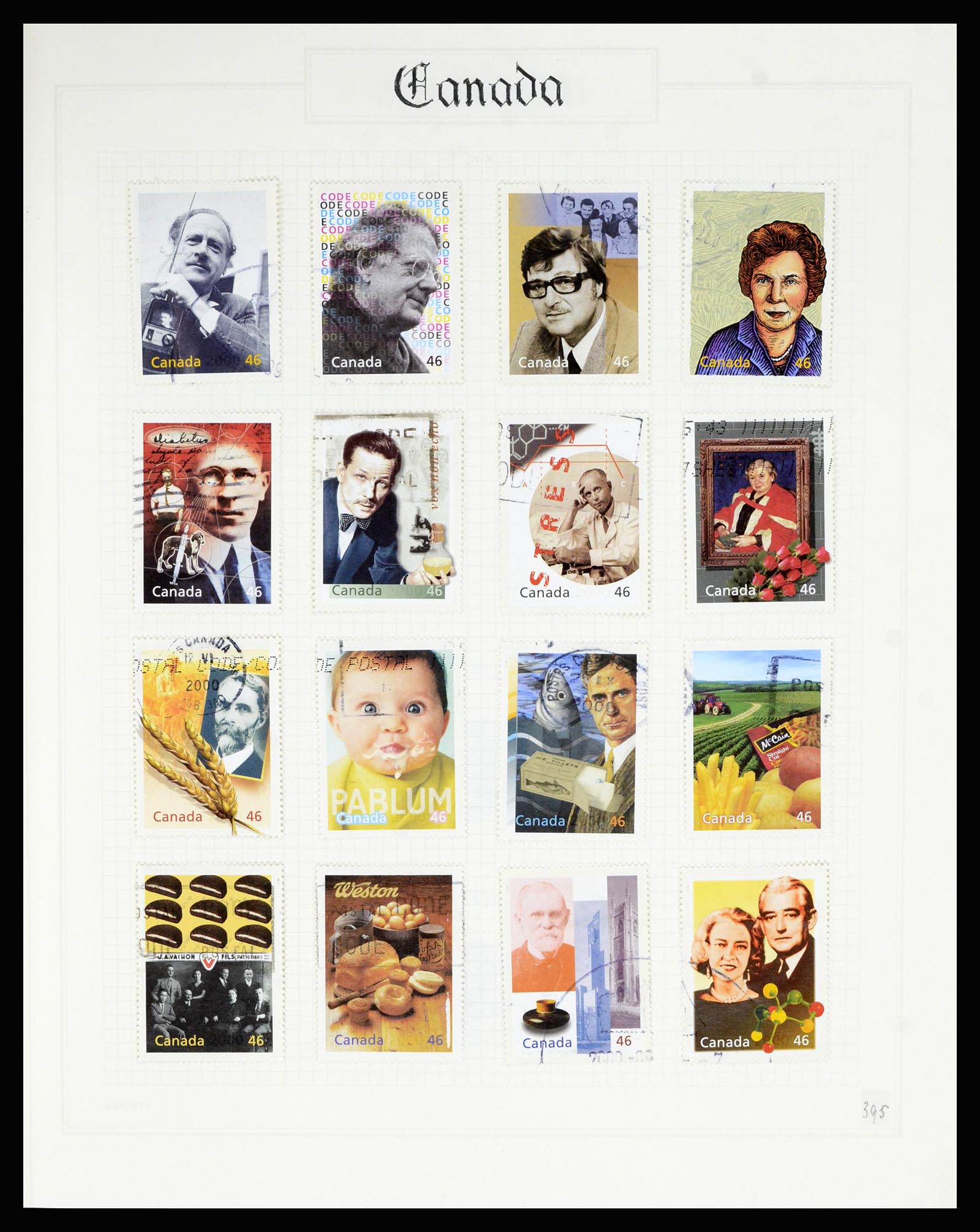 36386 398 - Stamp collection 36386 Canada 1868-2000.