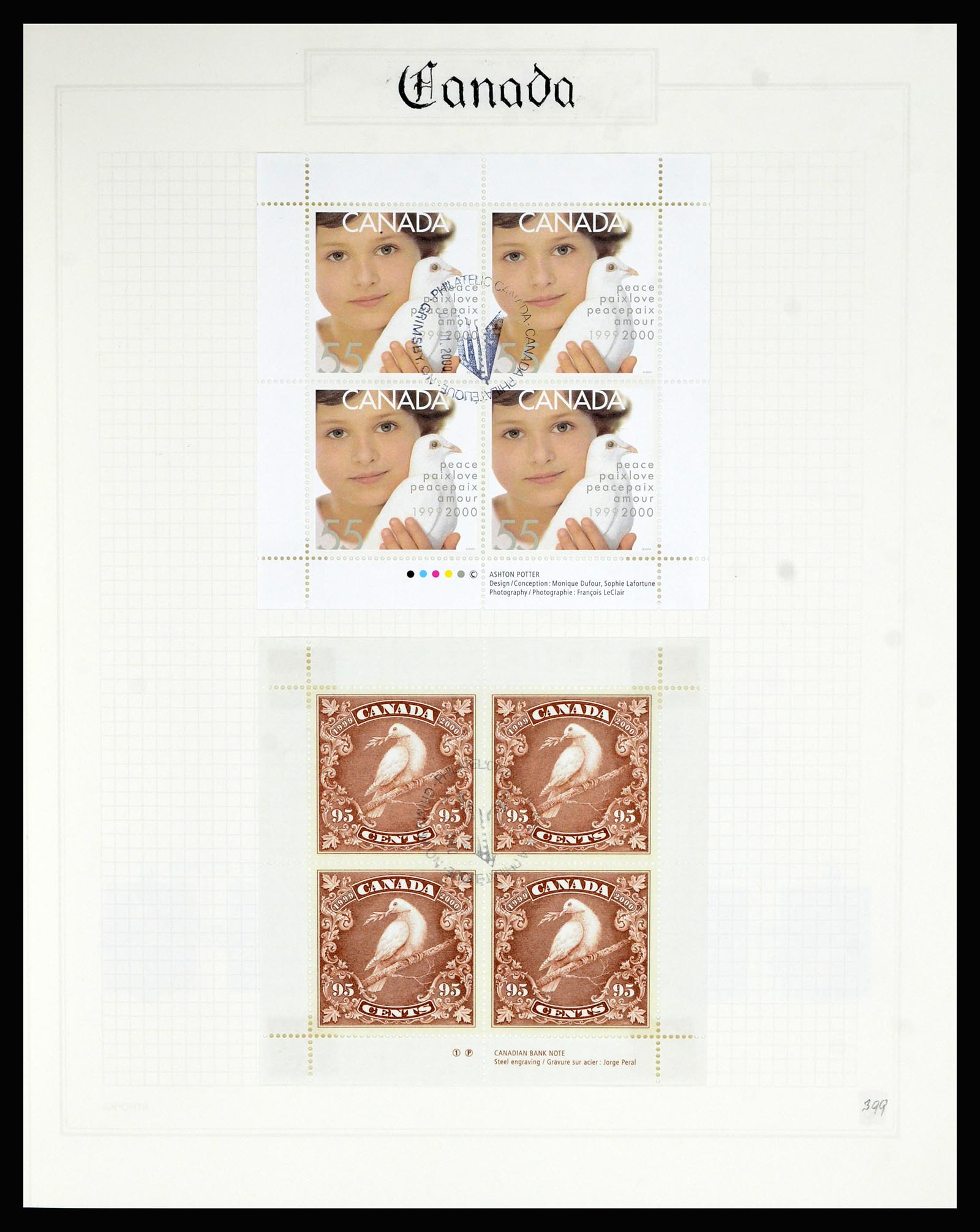 36386 402 - Postzegelverzameling 36386 Canada 1868-2000.