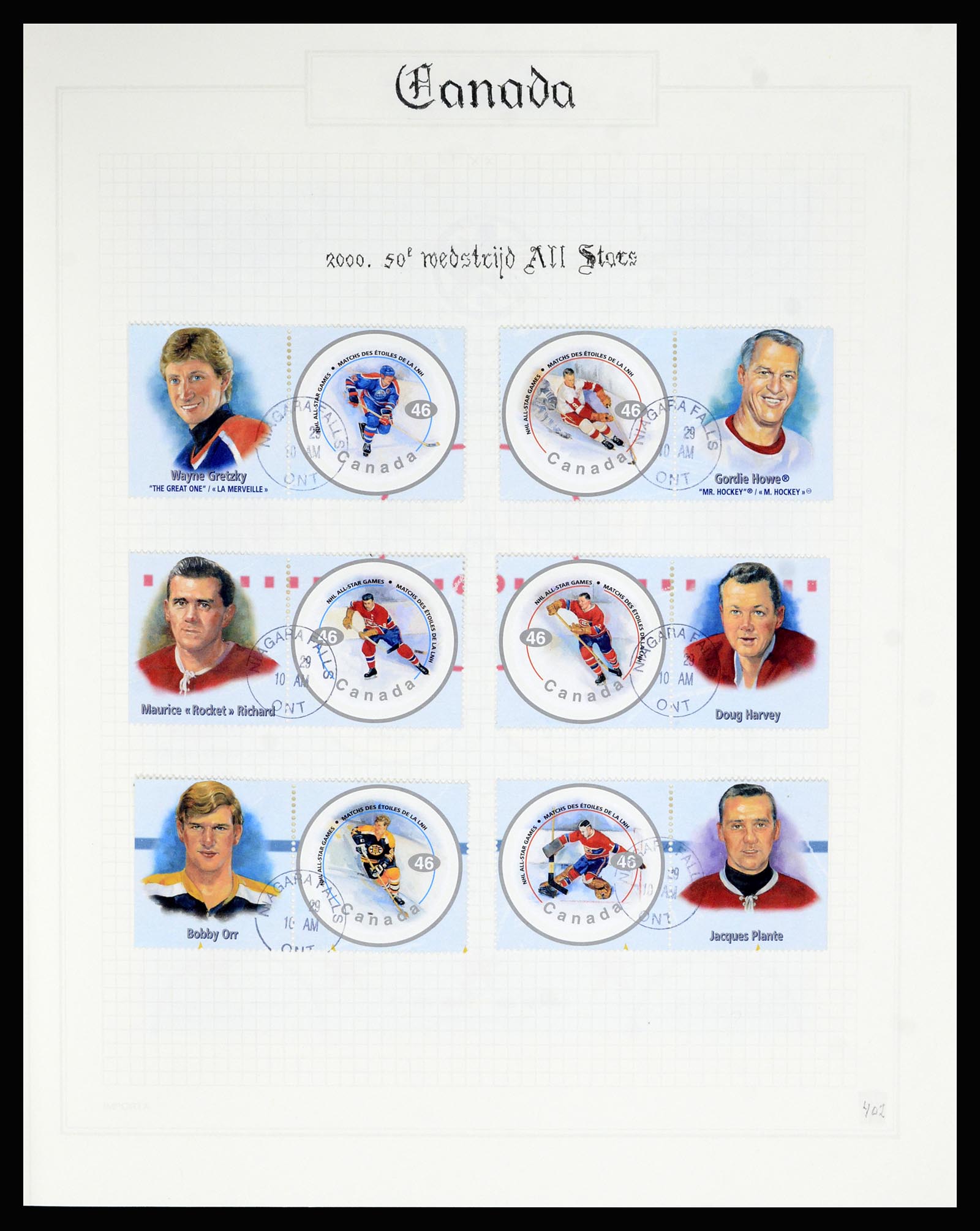 36386 405 - Postzegelverzameling 36386 Canada 1868-2000.