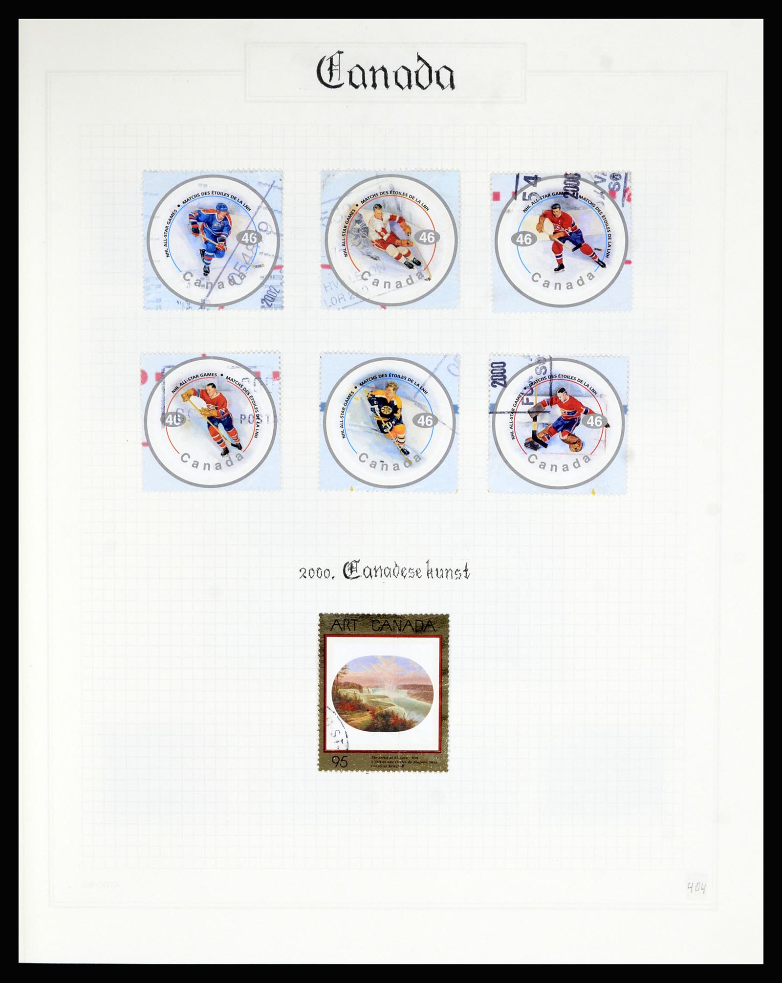 36386 407 - Postzegelverzameling 36386 Canada 1868-2000.