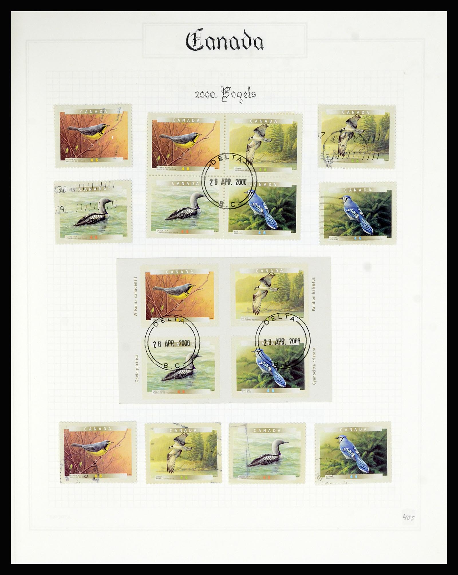 36386 408 - Postzegelverzameling 36386 Canada 1868-2000.