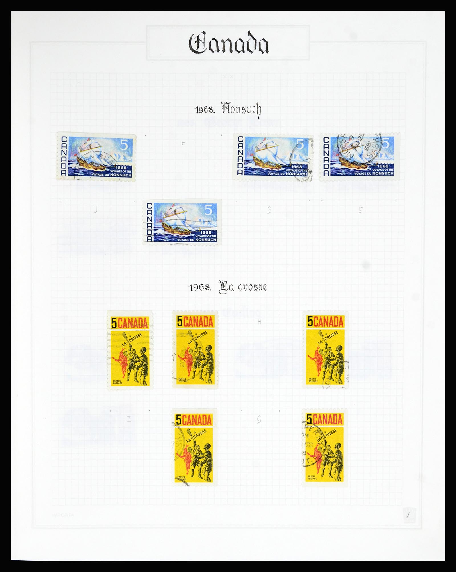 36386 418 - Postzegelverzameling 36386 Canada 1868-2000.