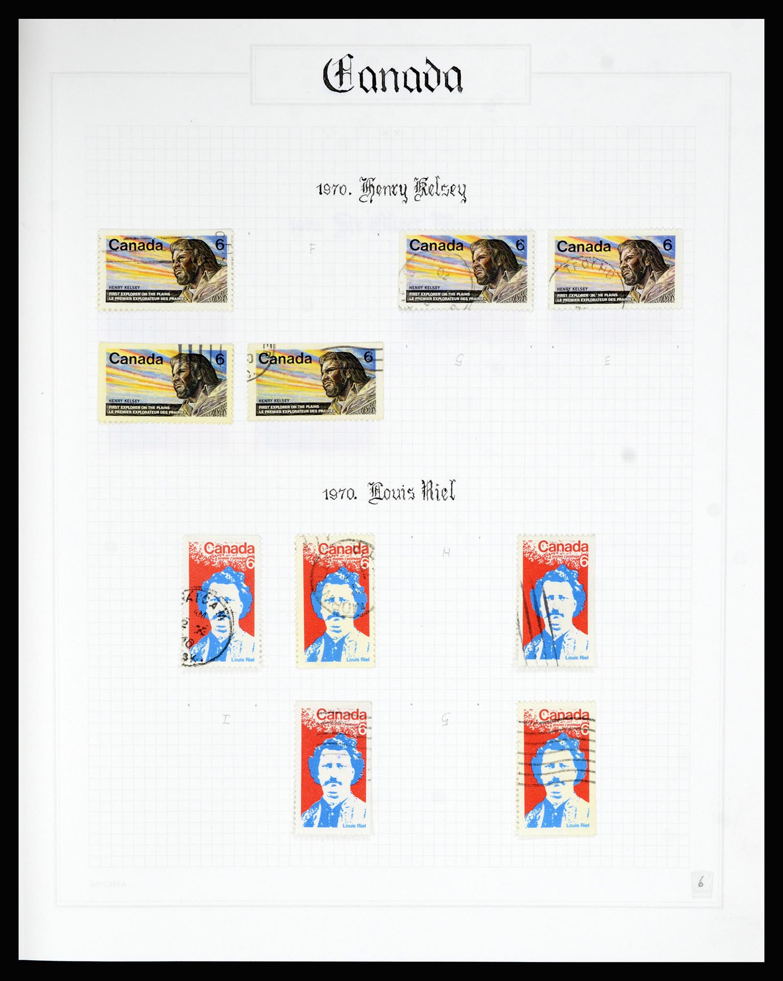 36386 423 - Postzegelverzameling 36386 Canada 1868-2000.