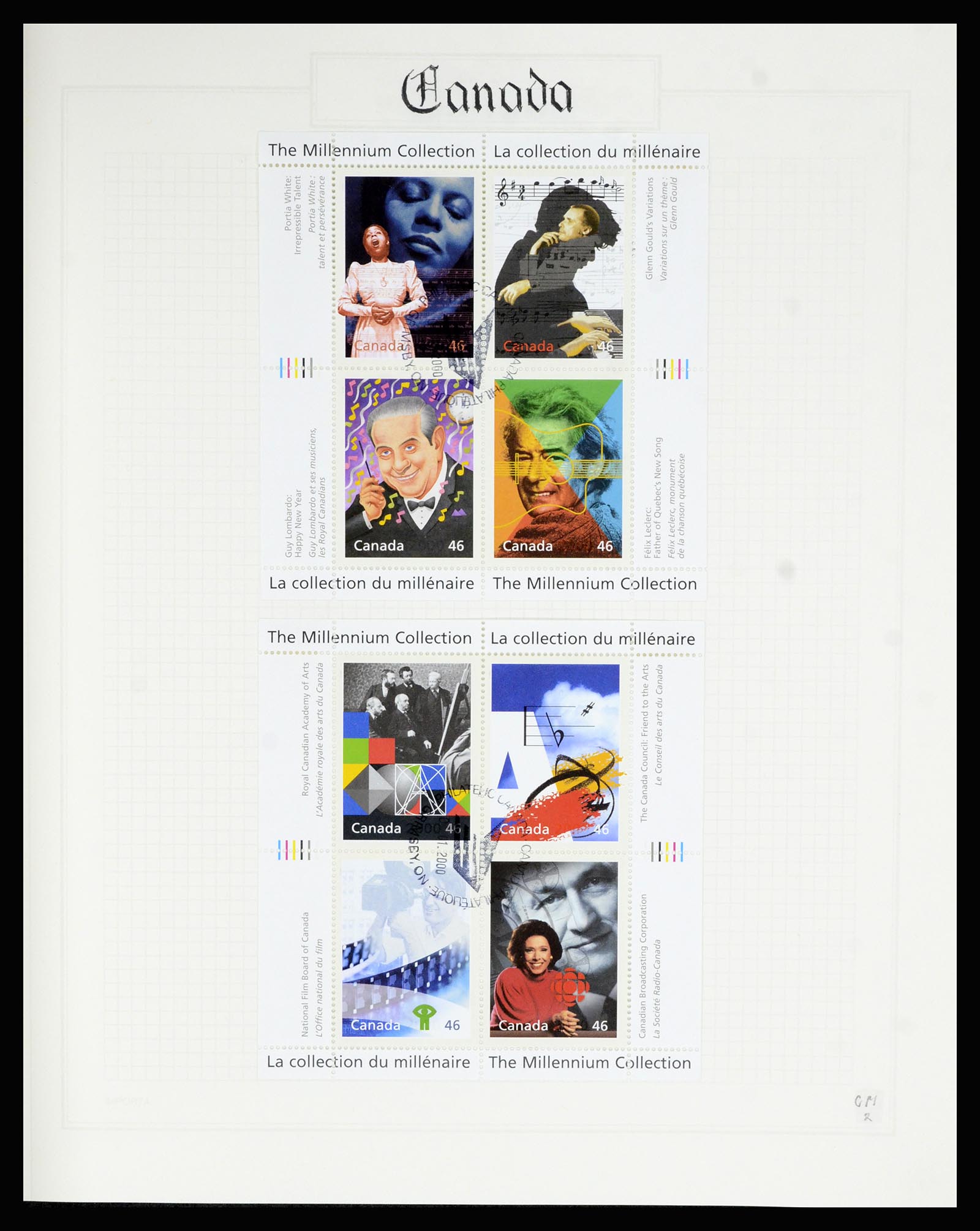 36386 427 - Postzegelverzameling 36386 Canada 1868-2000.