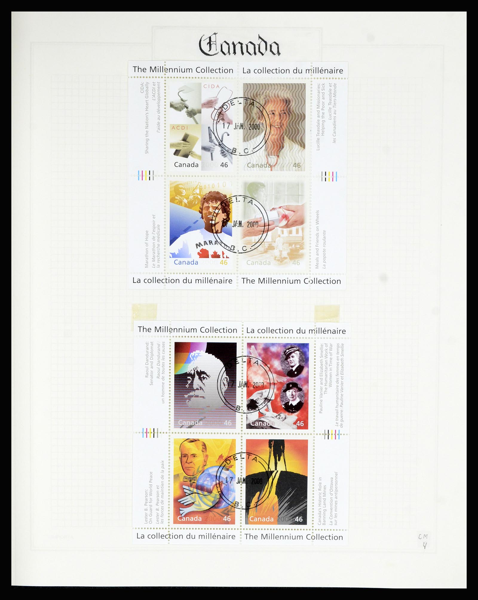 36386 429 - Postzegelverzameling 36386 Canada 1868-2000.