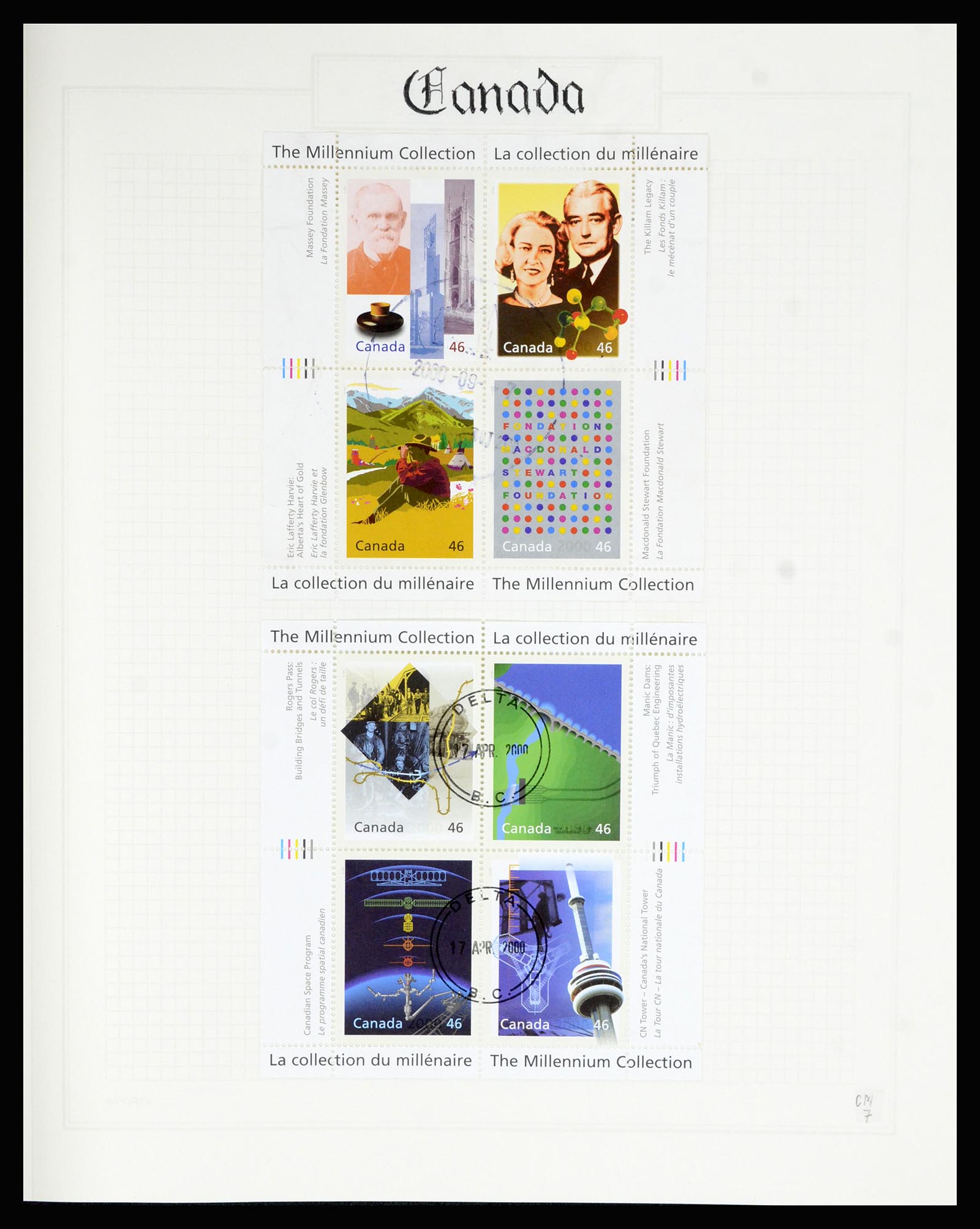 36386 431 - Stamp collection 36386 Canada 1868-2000.