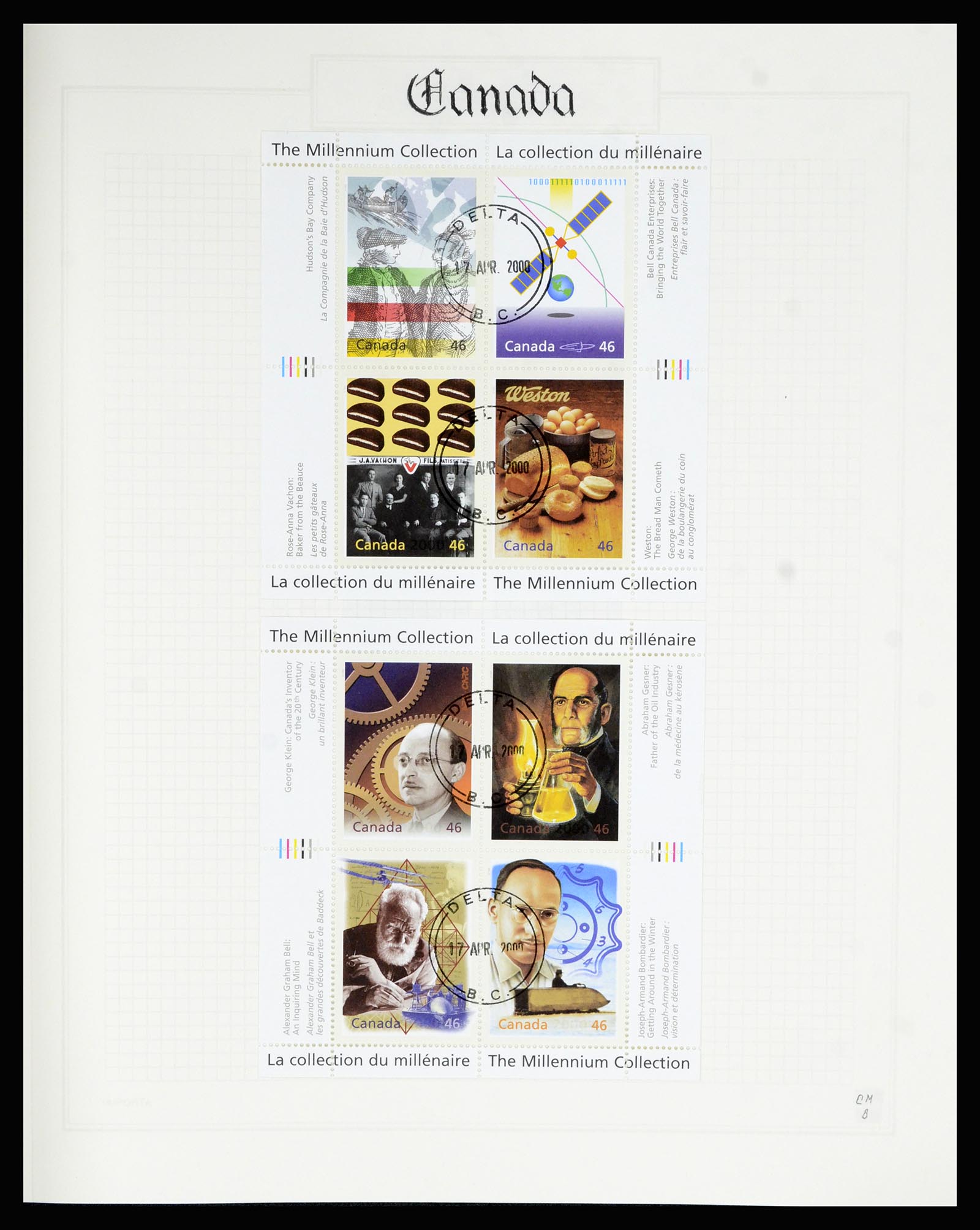 36386 432 - Postzegelverzameling 36386 Canada 1868-2000.