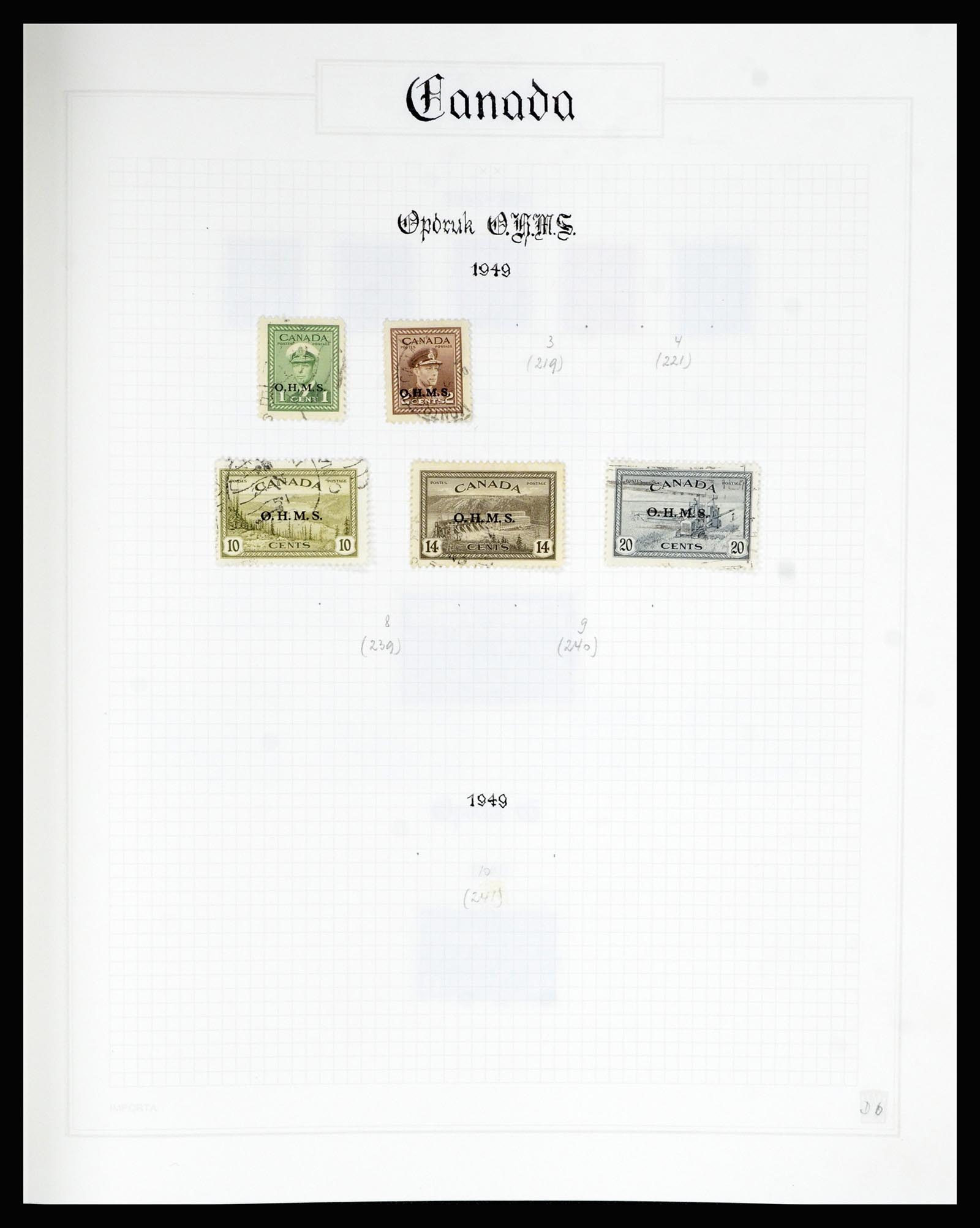 36386 436 - Postzegelverzameling 36386 Canada 1868-2000.