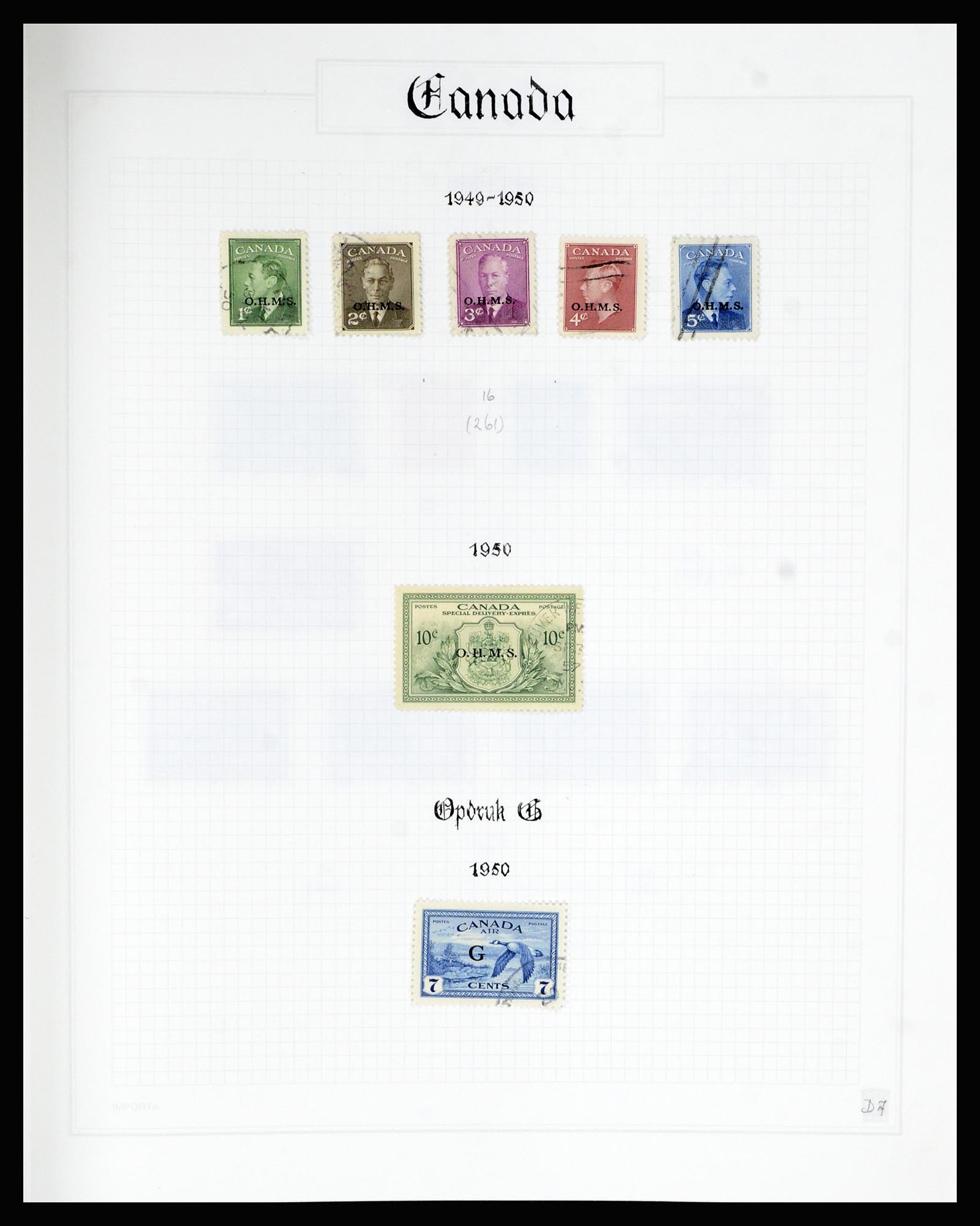 36386 437 - Stamp collection 36386 Canada 1868-2000.