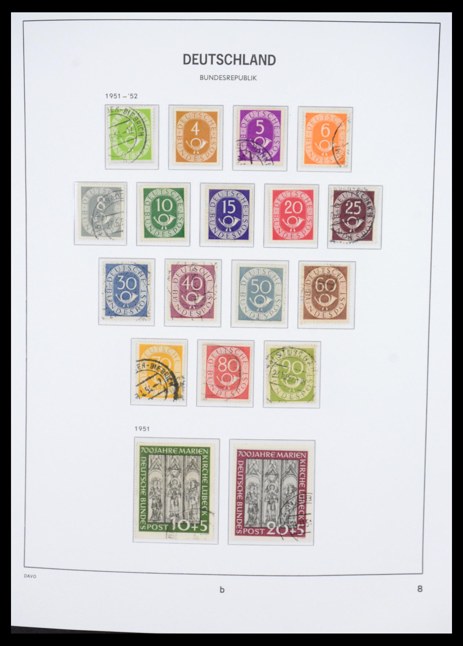 36387 002 - Postzegelverzameling 36387 Bundespost 1949-2007.